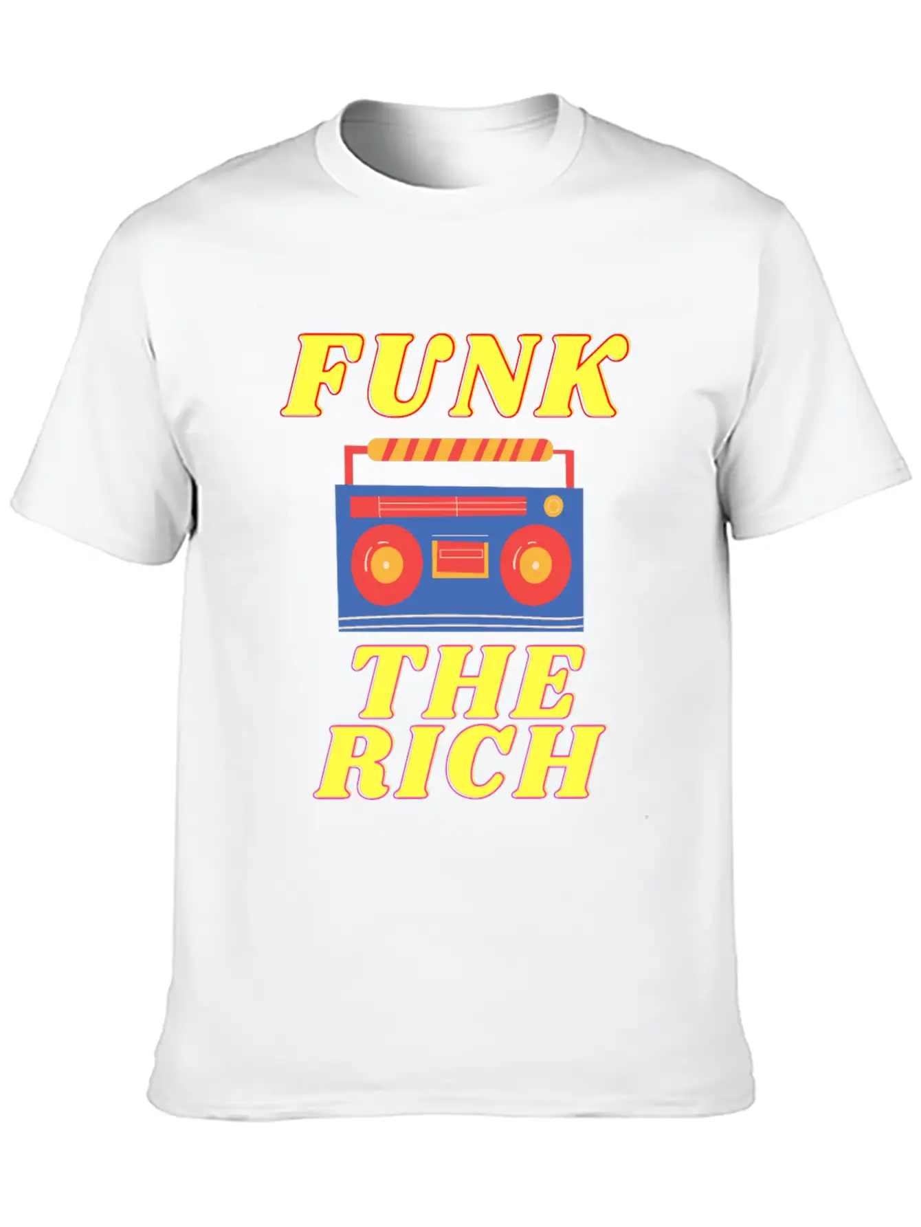 FUNK THE RICH Classic Cotton Tee – Unisex Comfort For Any Season
