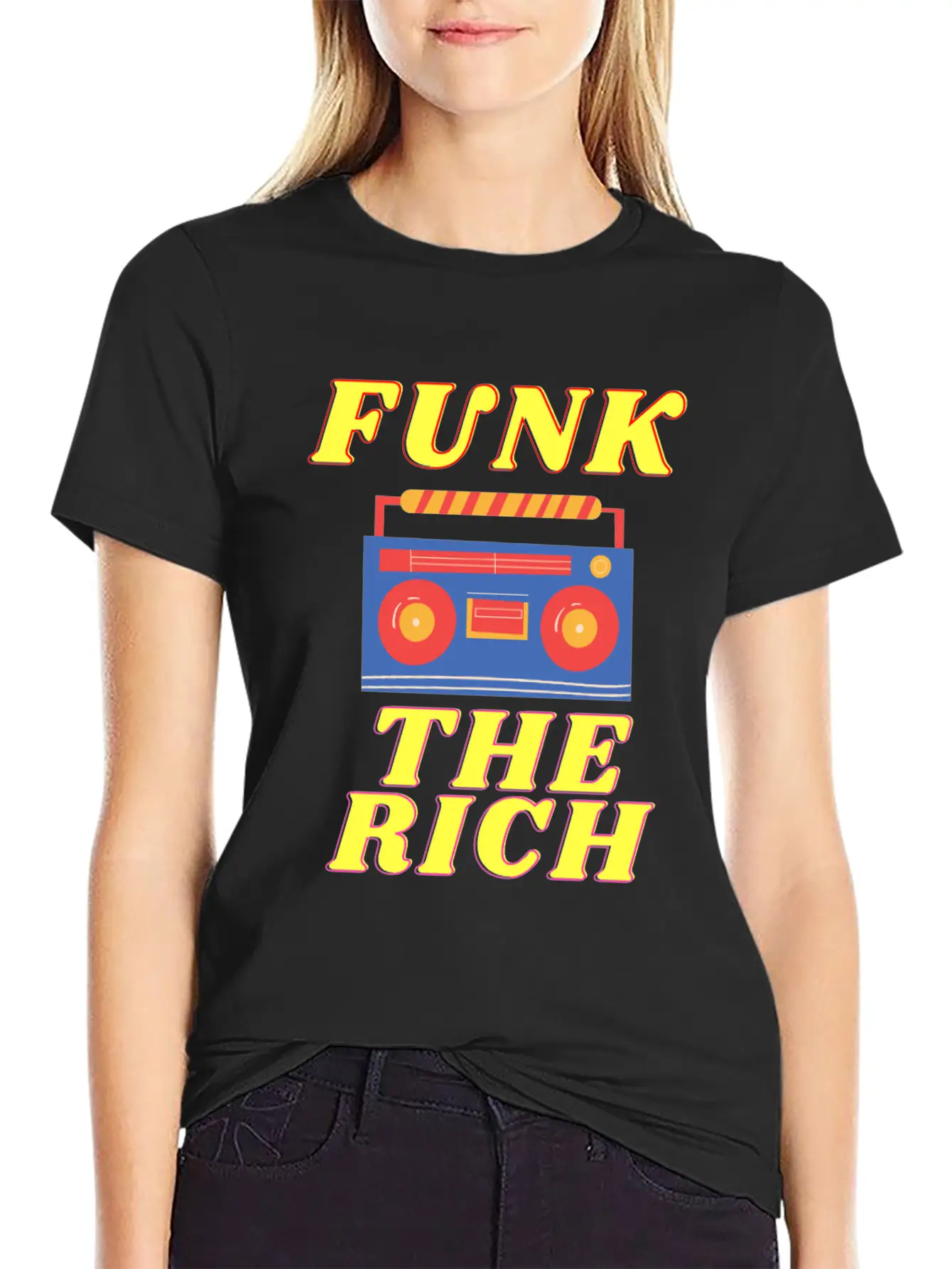 FUNK THE RICH Classic Cotton Tee – Unisex Comfort For Any Season