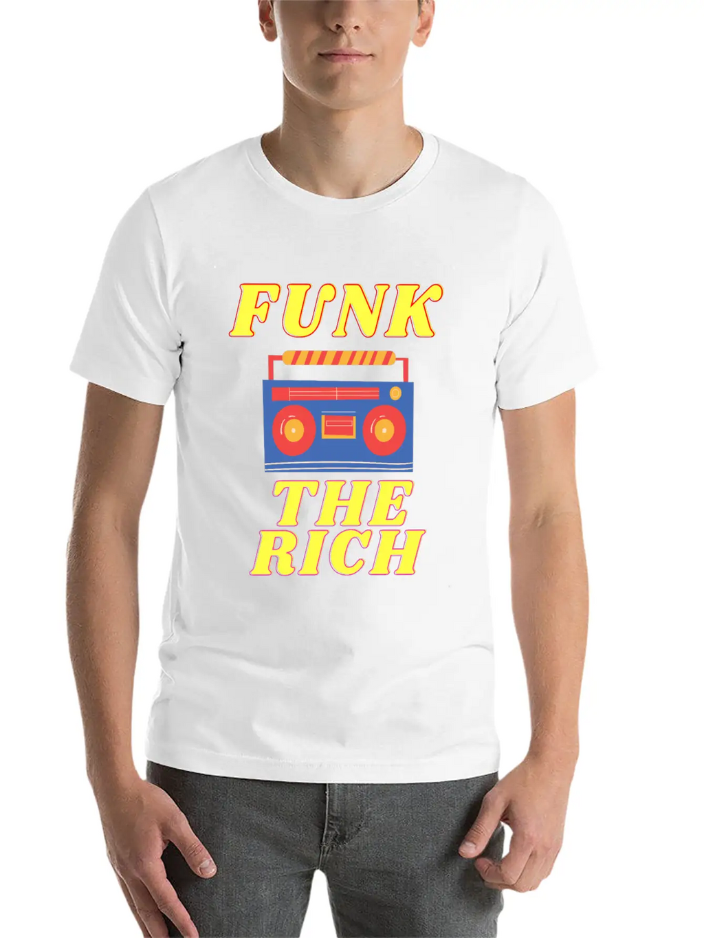 FUNK THE RICH Classic Cotton Tee – Unisex Comfort For Any Season