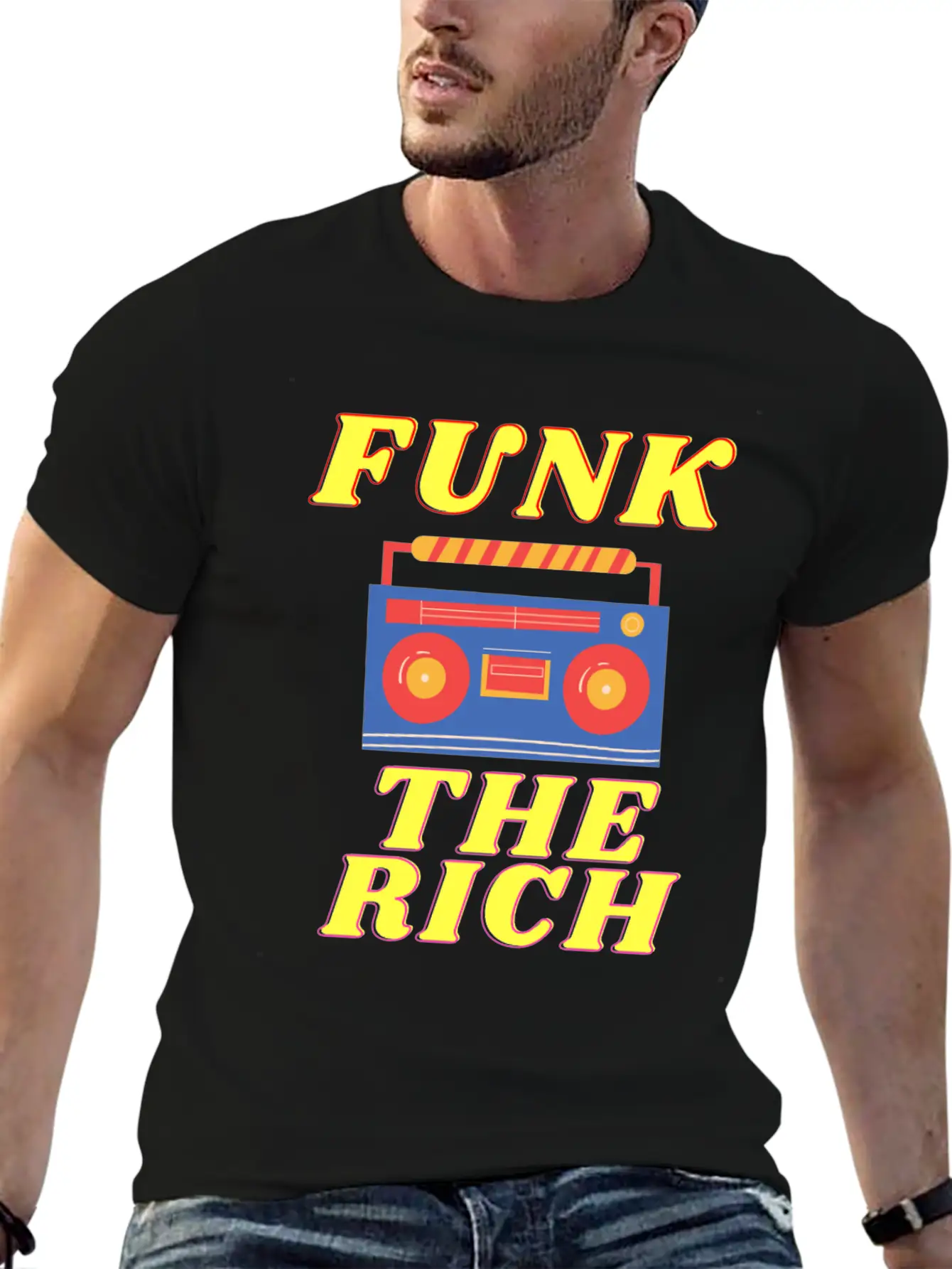 FUNK THE RICH Classic Cotton Tee – Unisex Comfort For Any Season