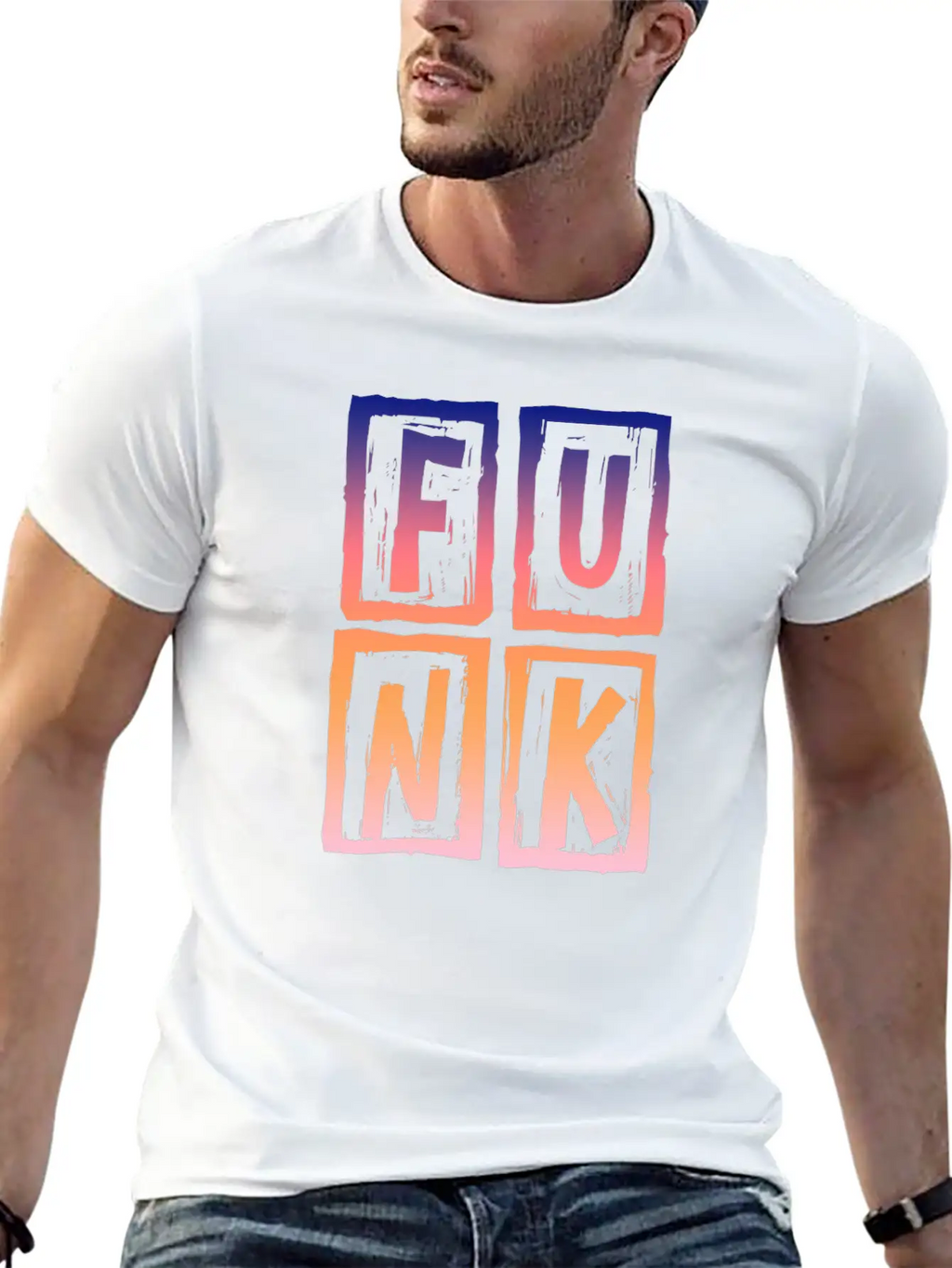 Funk Vintage Breathable Graphic T-Shirt – Perfect For Casual Days