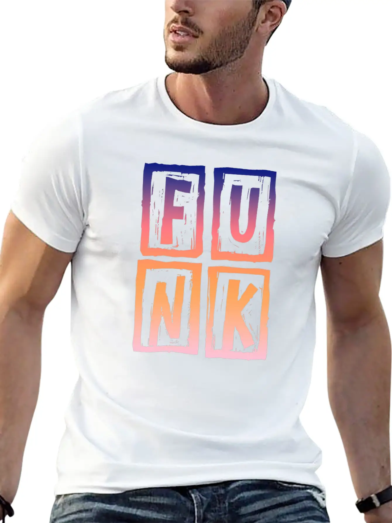 Funk Vintage Breathable Graphic T-Shirt – Perfect For Casual Days