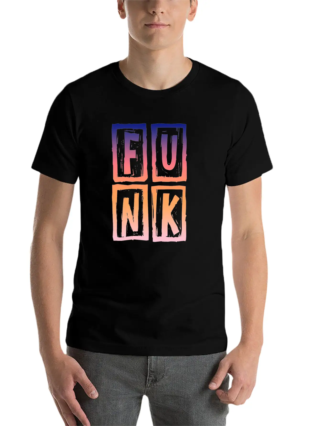 Funk Vintage Breathable Graphic T-Shirt – Perfect For Casual Days