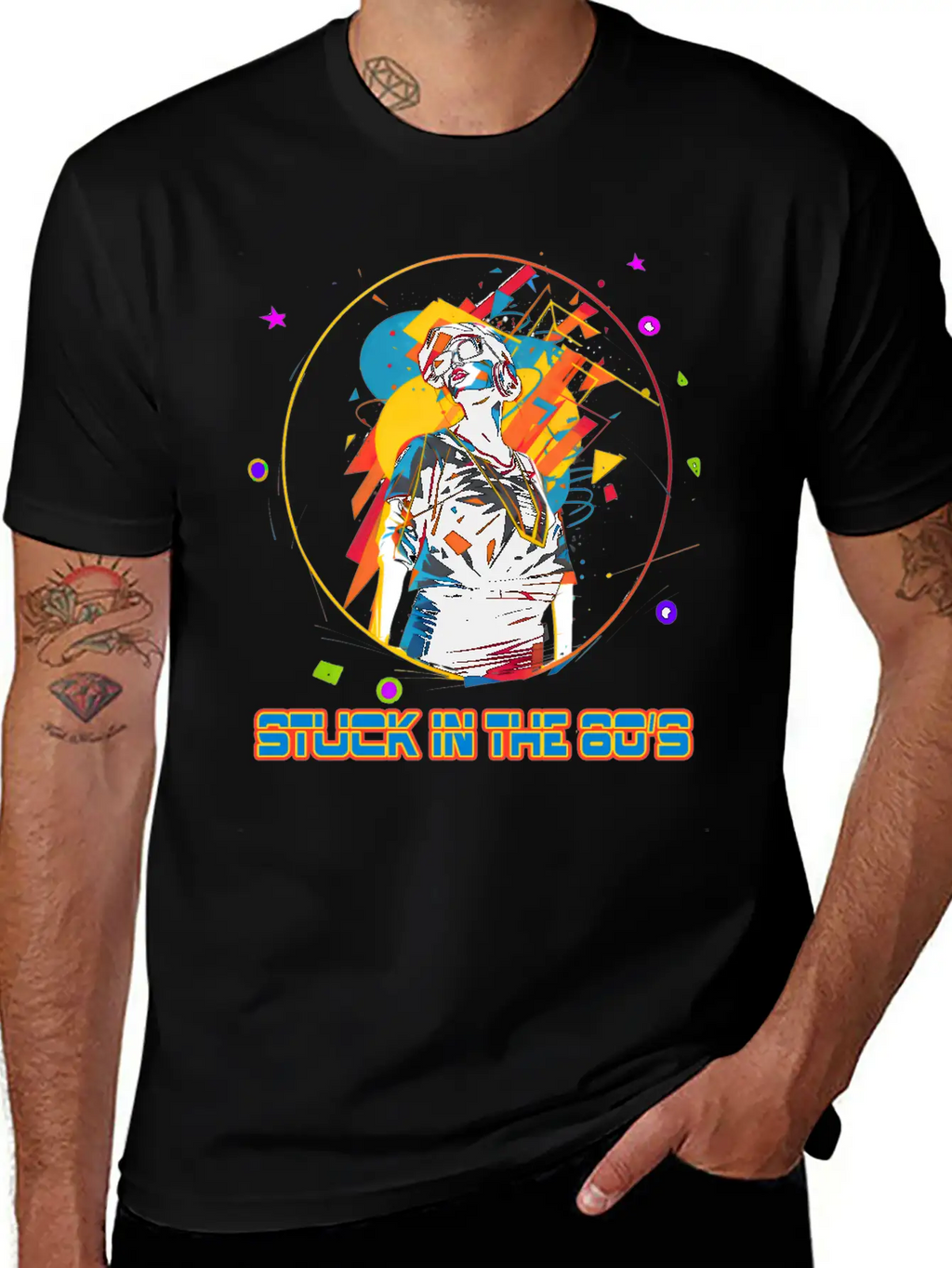 Funky Girl From The 80's Essential Cotton Tee For Daily Outfits – Unisex Style