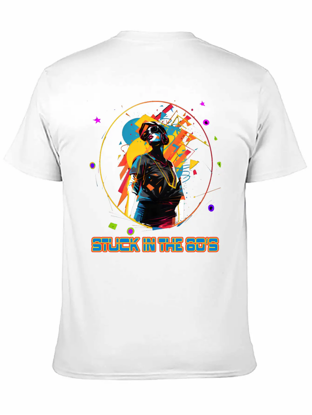 Funky Girl From The 80's Essential Cotton Tee For Daily Outfits – Unisex Style