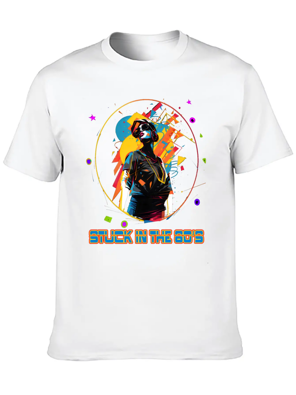 Funky Girl From The 80's Essential Cotton Tee For Daily Outfits – Unisex Style