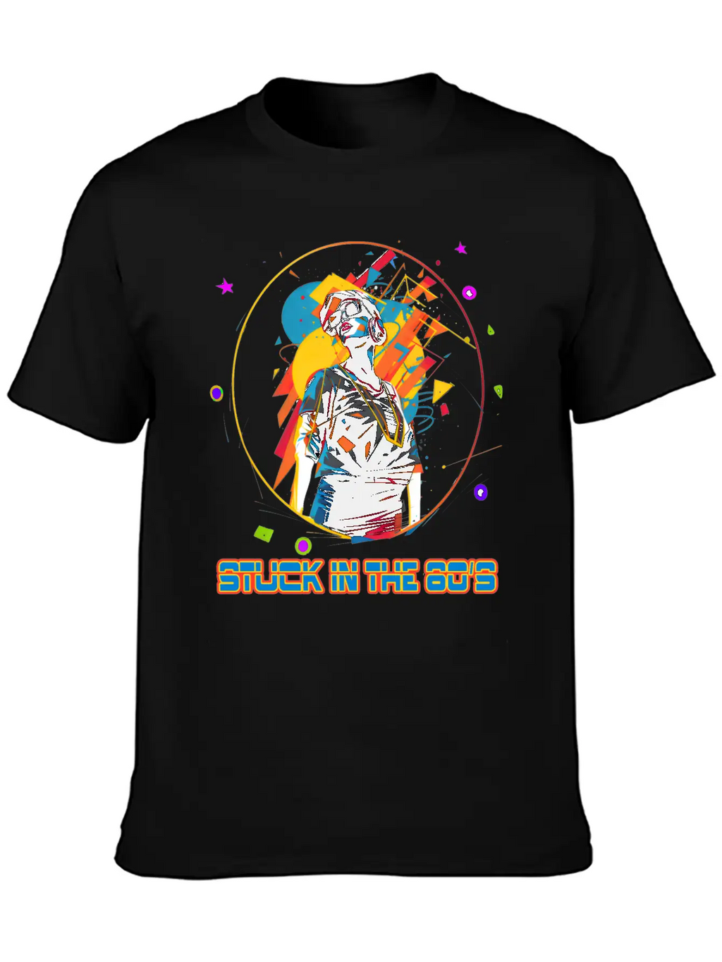 Funky Girl From The 80's Essential Cotton Tee For Daily Outfits – Unisex Style