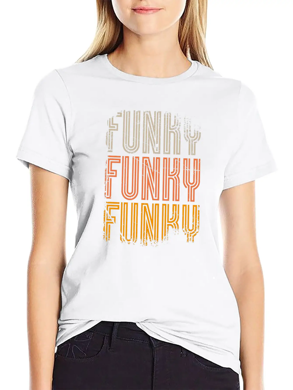 Funky Vintage Classic Cotton Tee – Unisex Comfort For Any Season