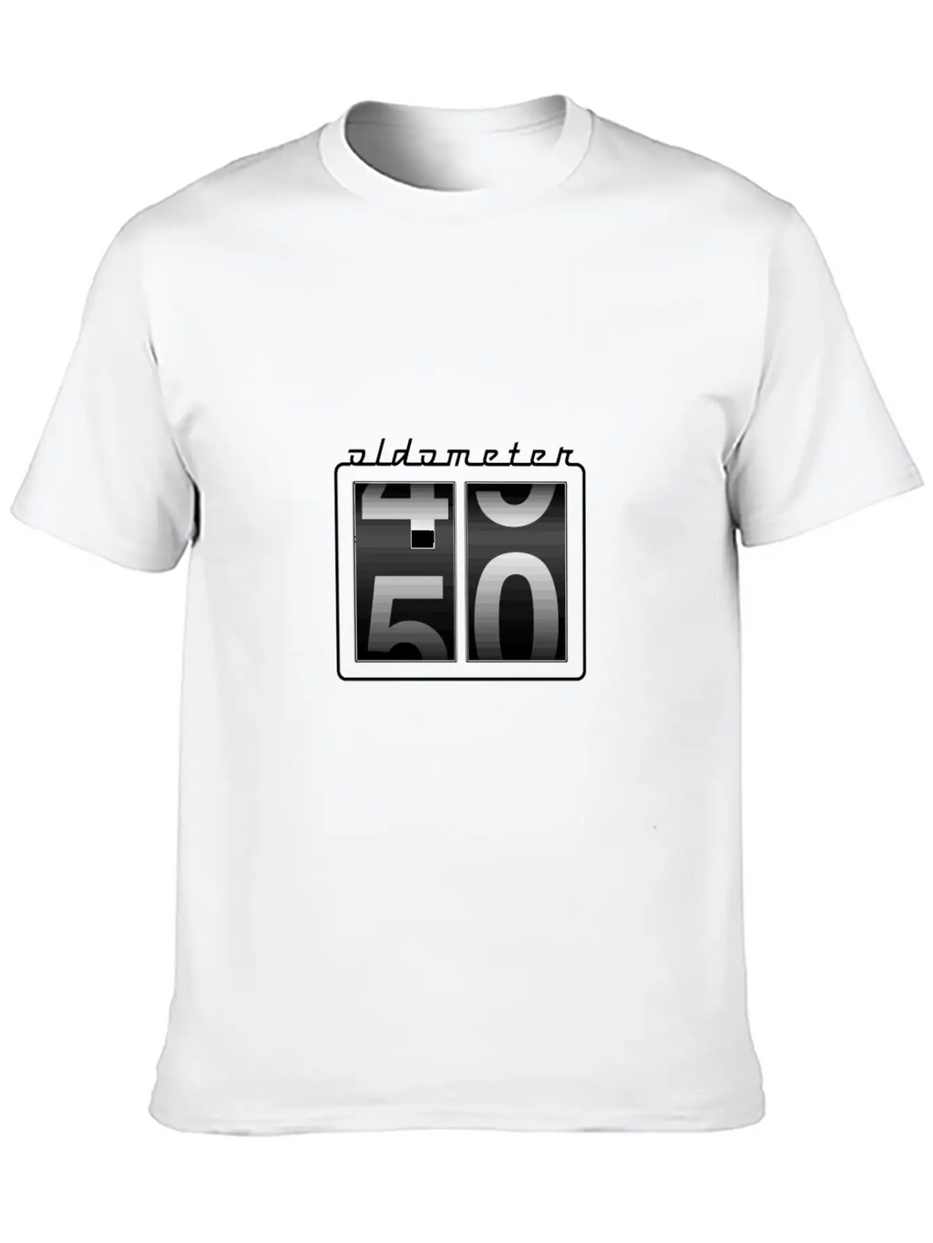 Funny 50Th Birthday Gift Men Women Oldometer 4950 Modern Fit Casual T-Shirt – Clean And Versatile Design