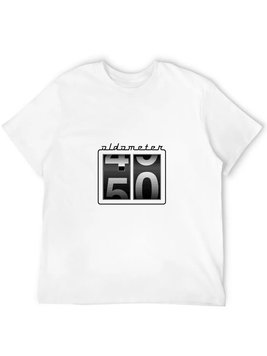 Funny 50Th Birthday Gift Men Women Oldometer 4950 Modern Fit Casual T-Shirt – Clean And Versatile Design
