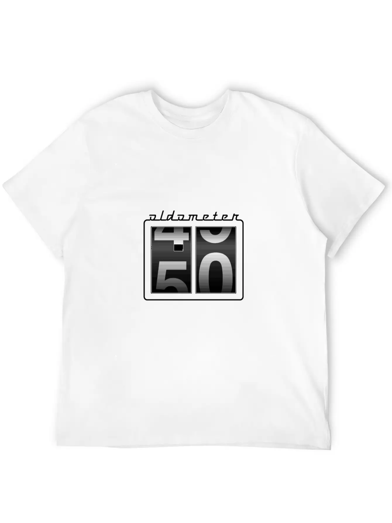 Funny 50Th Birthday Gift Men Women Oldometer 4950 Modern Fit Casual T-Shirt – Clean And Versatile Design