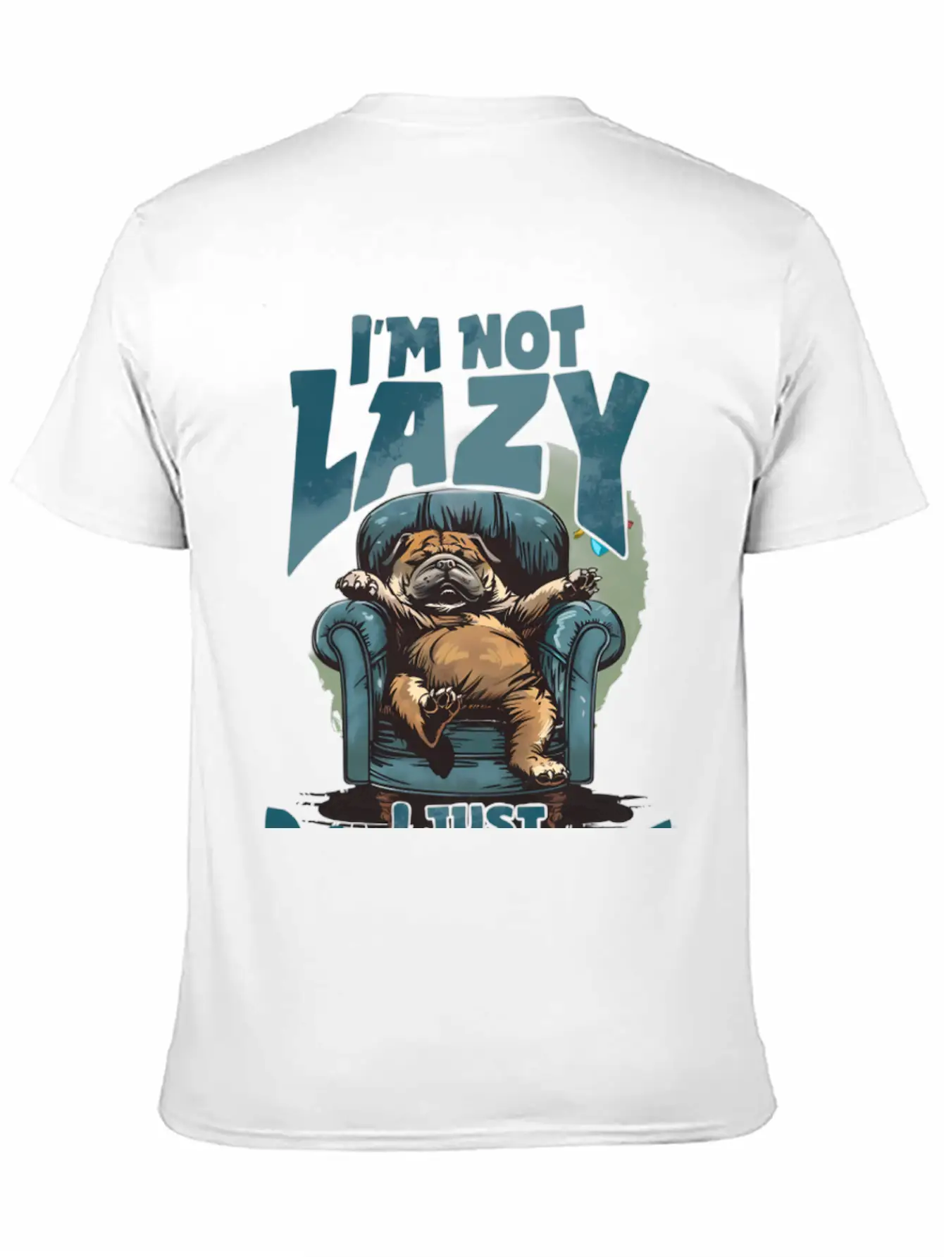 Funny Animal Lazy Dogquote Breathable Graphic T-Shirt – Perfect For Casual Days