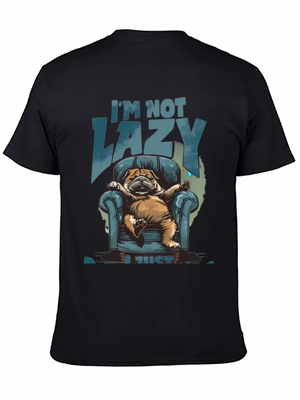 Funny Animal Lazy Dogquote Breathable Graphic T-Shirt – Perfect For Casual Days