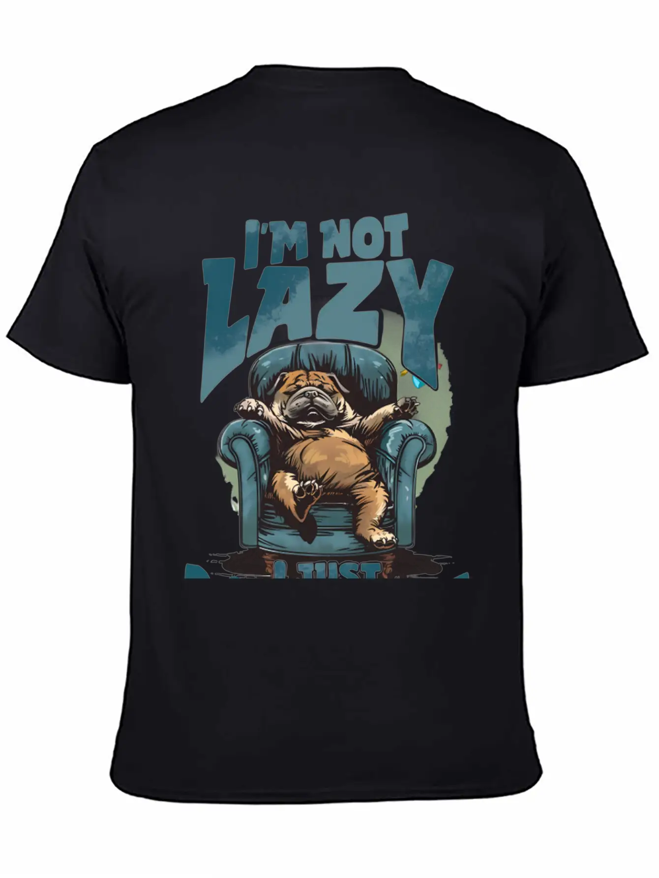 Funny Animal Lazy Dogquote Breathable Graphic T-Shirt – Perfect For Casual Days