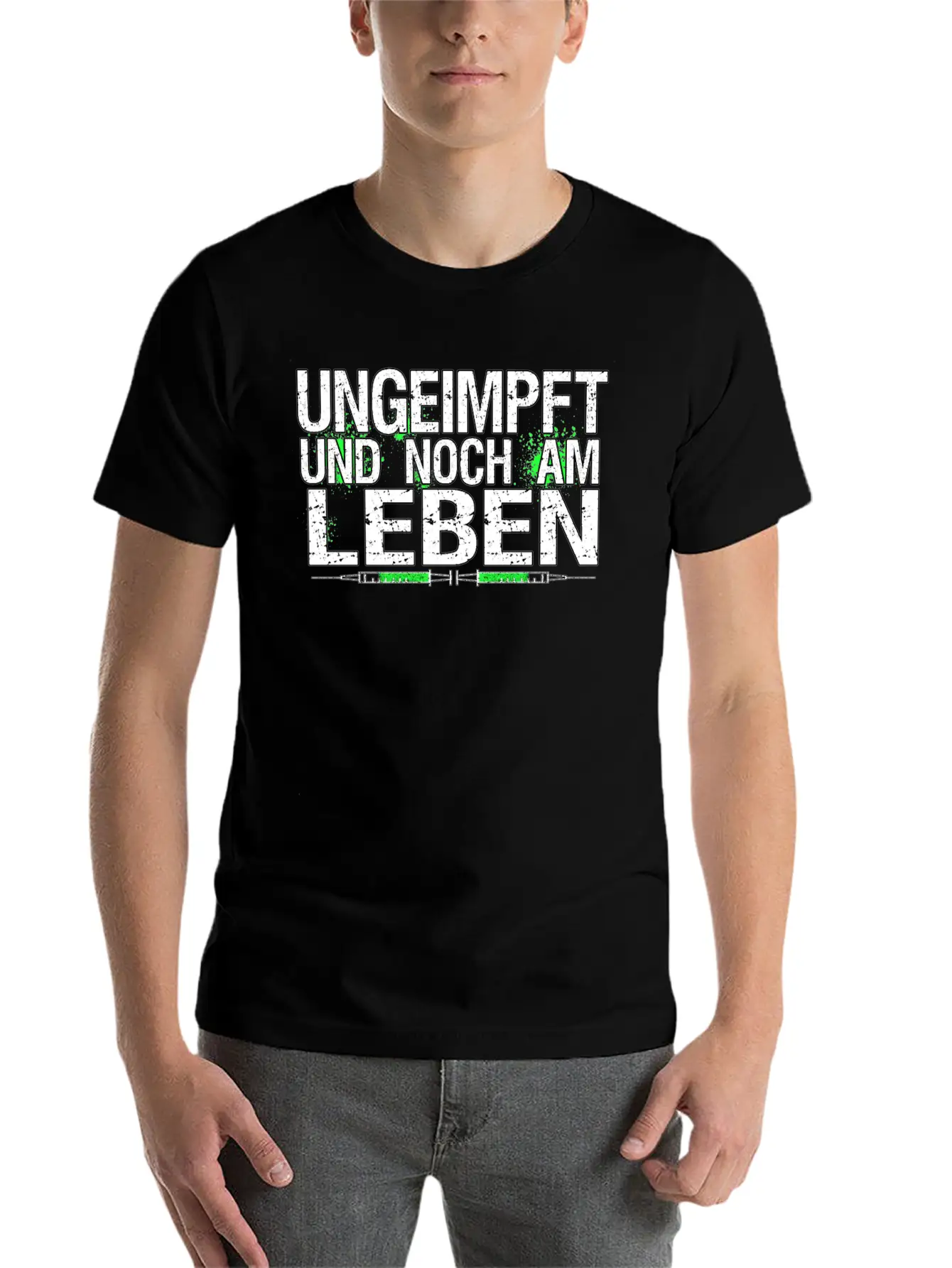 Funny Anti-vaccination Sayings Compulsory Unisex Casual T-Shirt – Clean Design For Daily Comfort