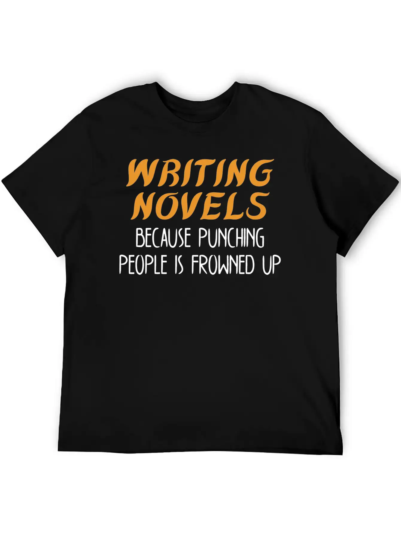 Funny Author Gift Writer Writing Novels Stylish Everyday T-Shirt – Unisex Basic Cotton Tee