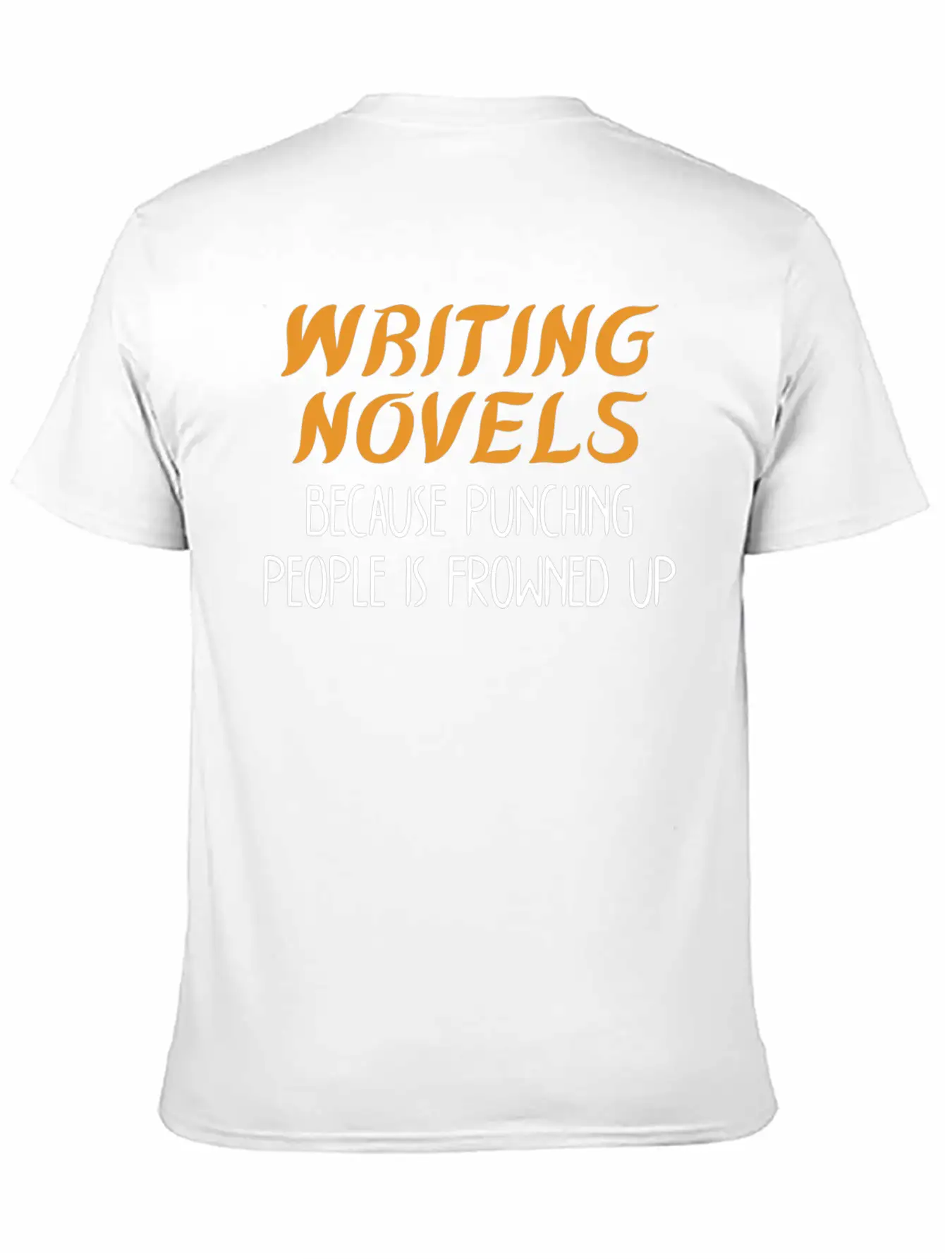 Funny Author Gift Writer Writing Novels Stylish Everyday T-Shirt – Unisex Basic Cotton Tee