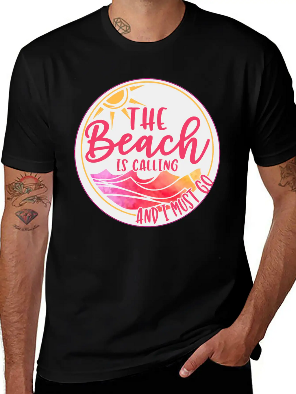 Funny Beach Is Calling Summer Quote Classic Cotton Tee – Unisex Comfort For Any Season