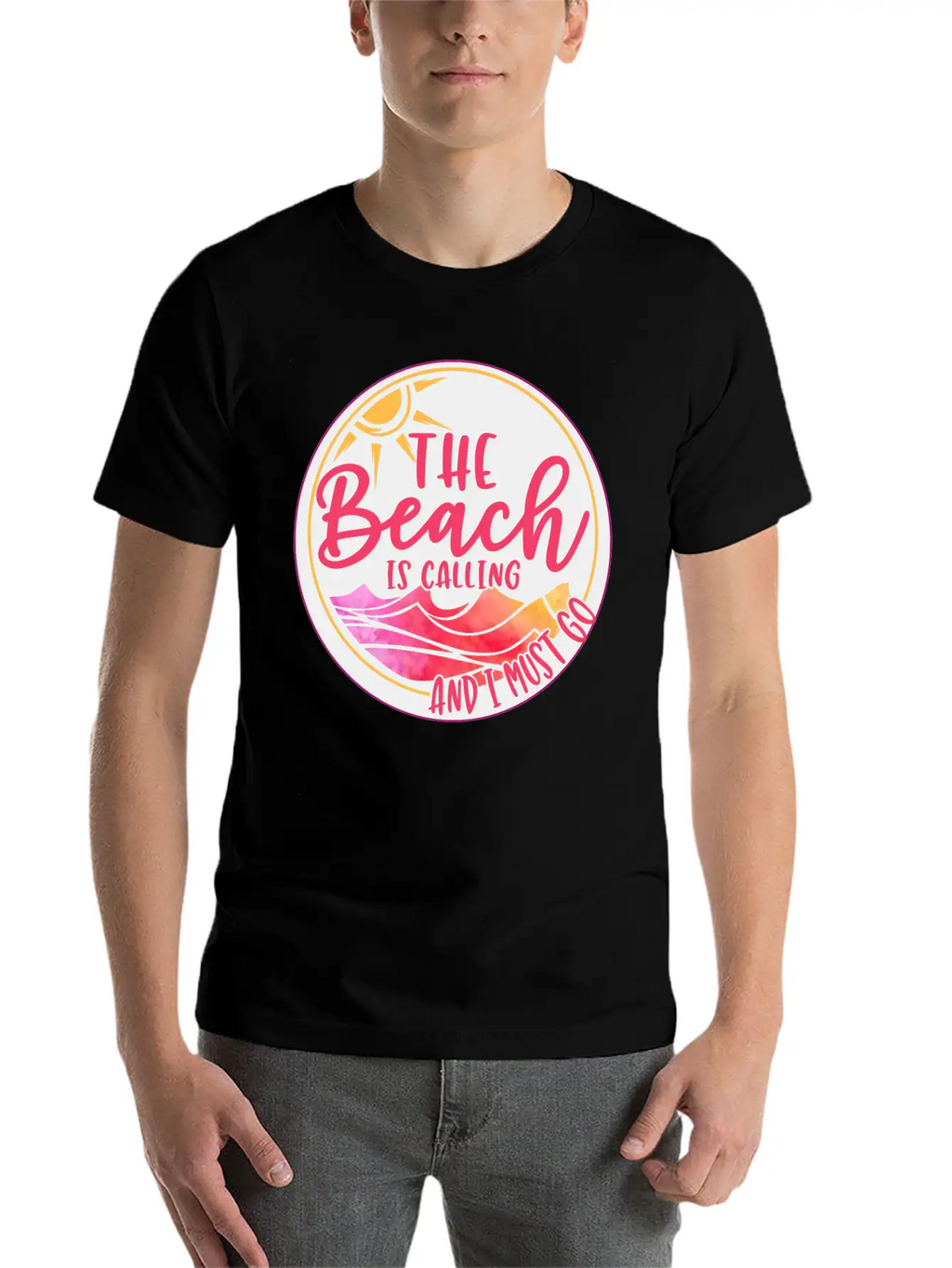 Funny Beach Is Calling Summer Quote Classic Cotton Tee – Unisex Comfort For Any Season