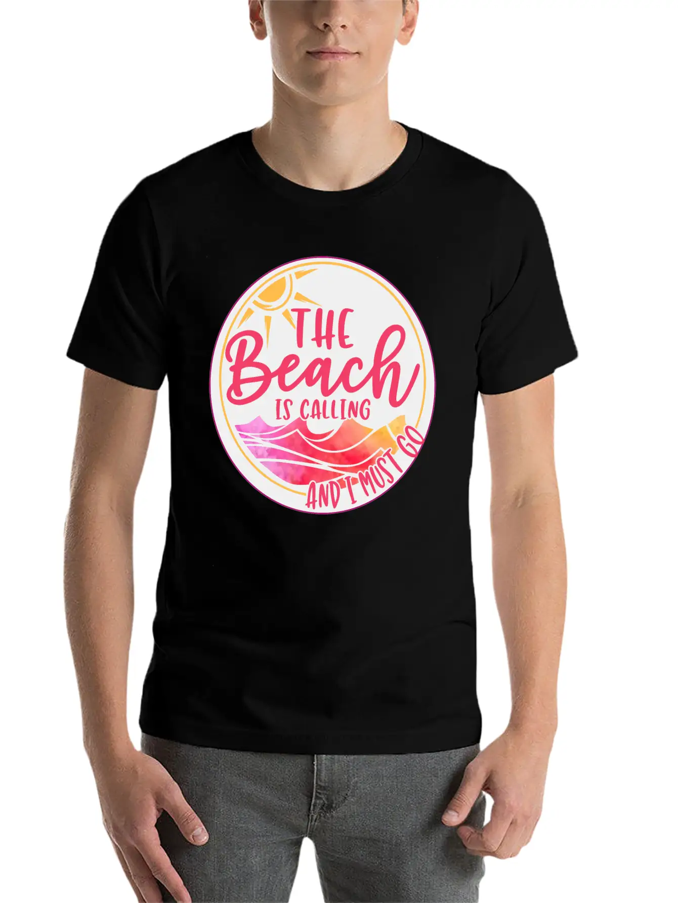 Funny Beach Is Calling Summer Quote Classic Cotton Tee – Unisex Comfort For Any Season