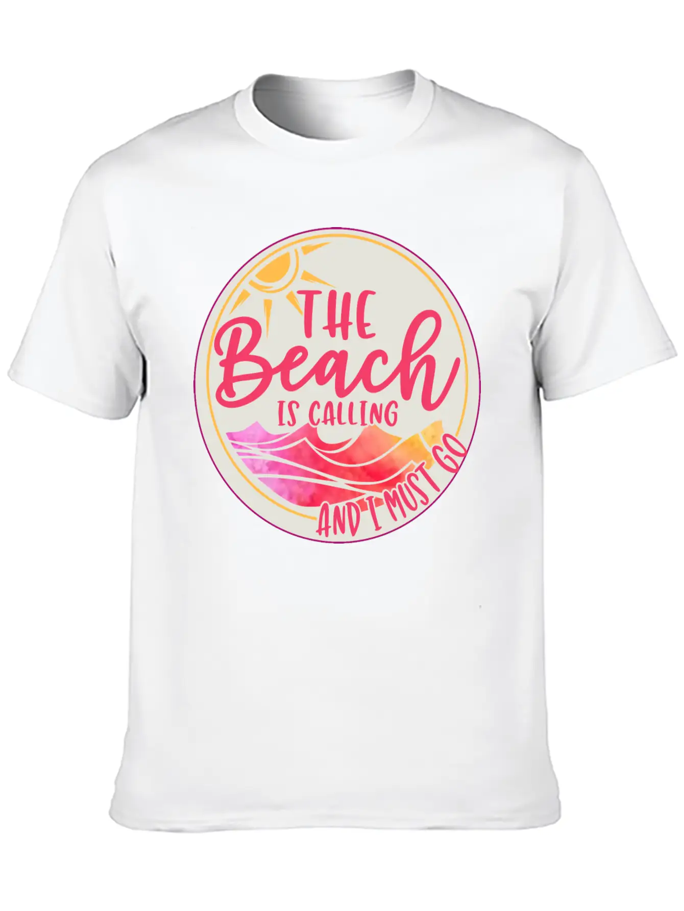 Funny Beach Is Calling Summer Quote Classic Cotton Tee – Unisex Comfort For Any Season