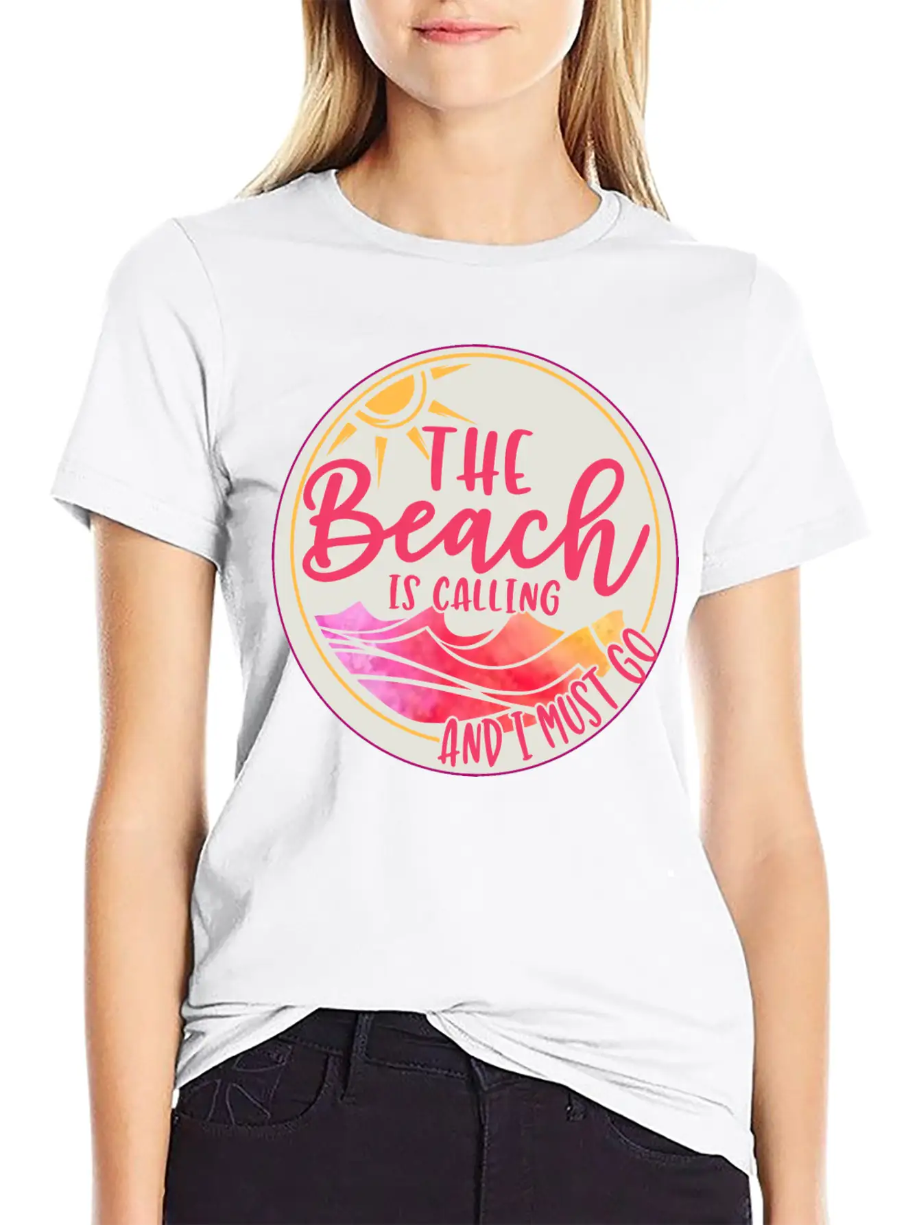 Funny Beach Is Calling Summer Quote Classic Cotton Tee – Unisex Comfort For Any Season