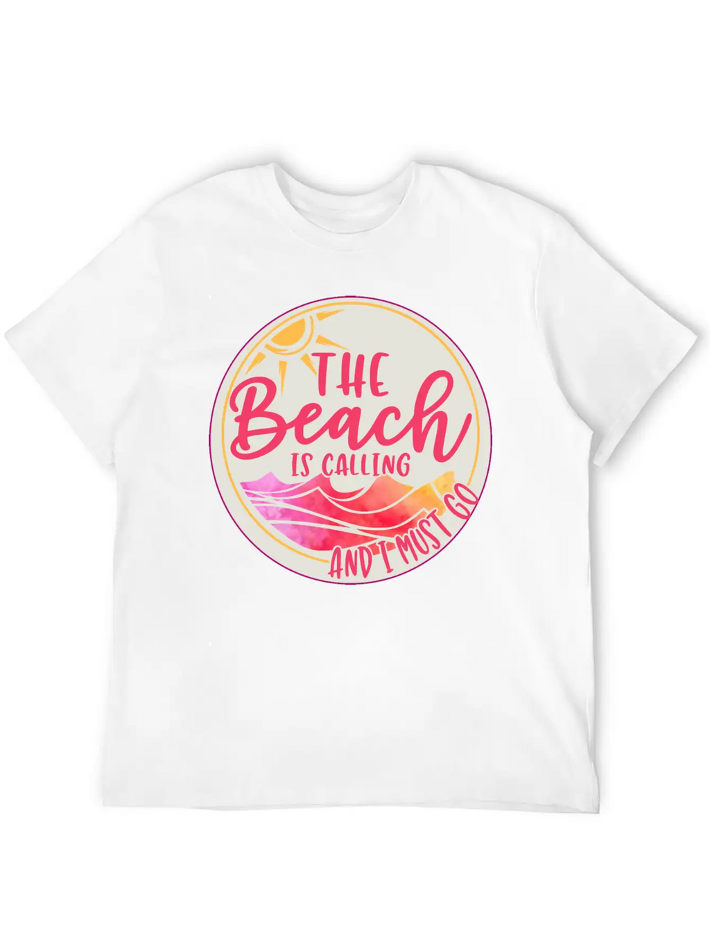 Funny Beach Is Calling Summer Quote Classic Cotton Tee – Unisex Comfort For Any Season
