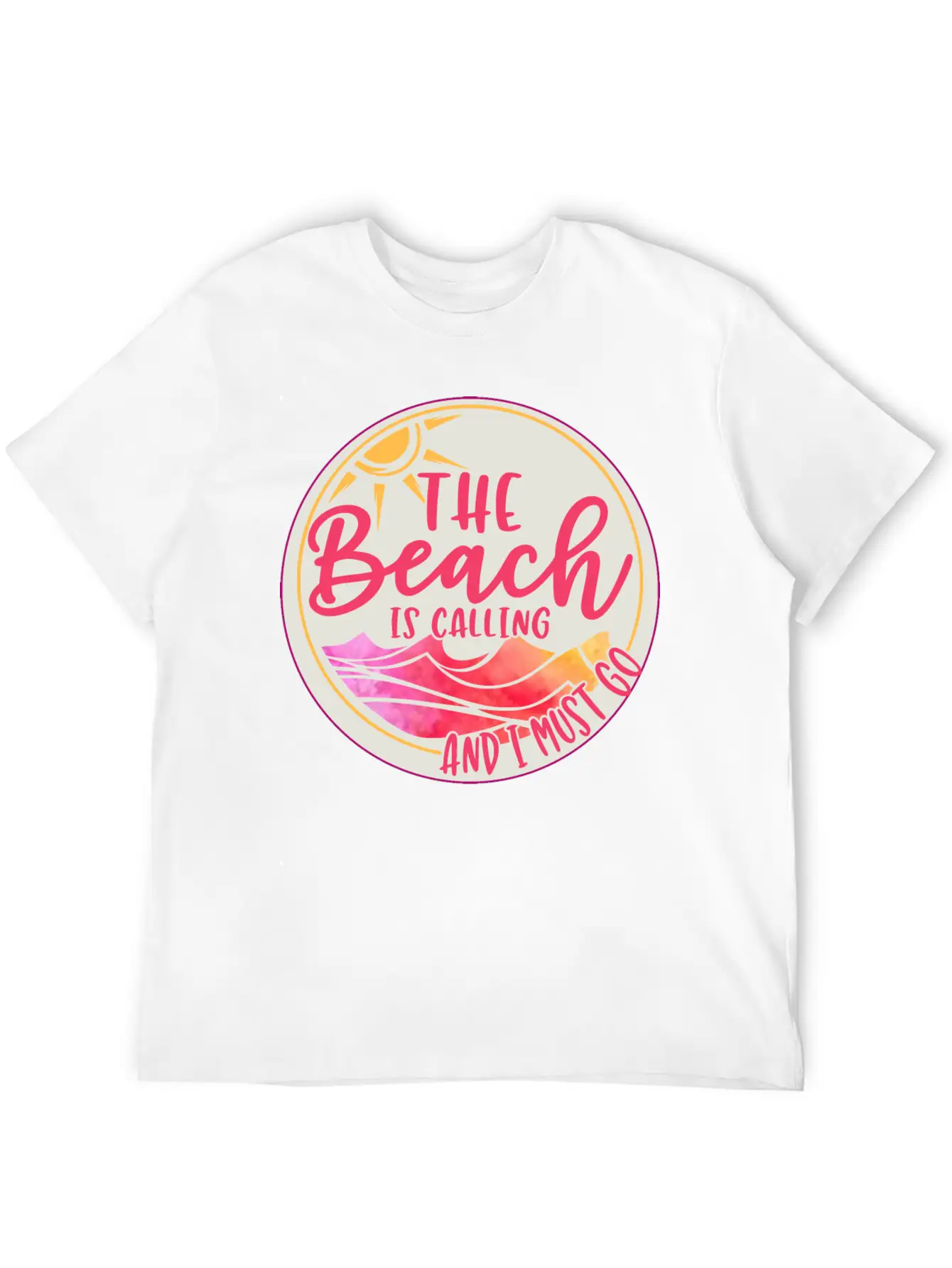 Funny Beach Is Calling Summer Quote Classic Cotton Tee – Unisex Comfort For Any Season