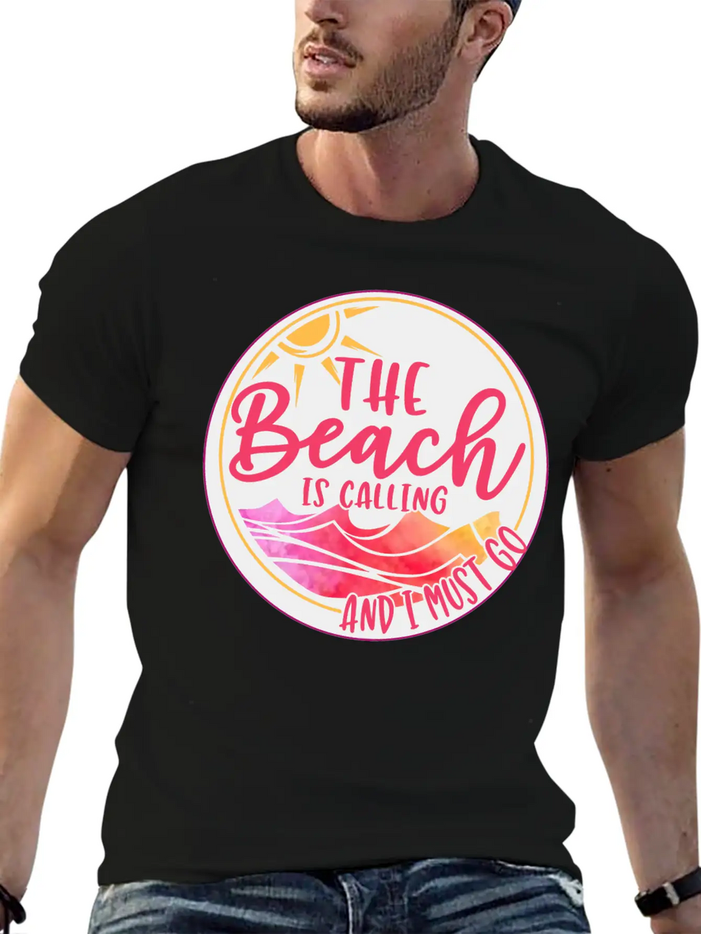 Funny Beach Is Calling Summer Quote Classic Cotton Tee – Unisex Comfort For Any Season