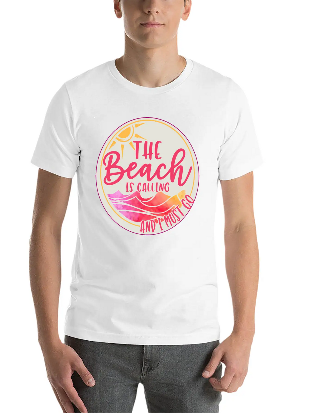 Funny Beach Is Calling Summer Quote Classic Cotton Tee – Unisex Comfort For Any Season