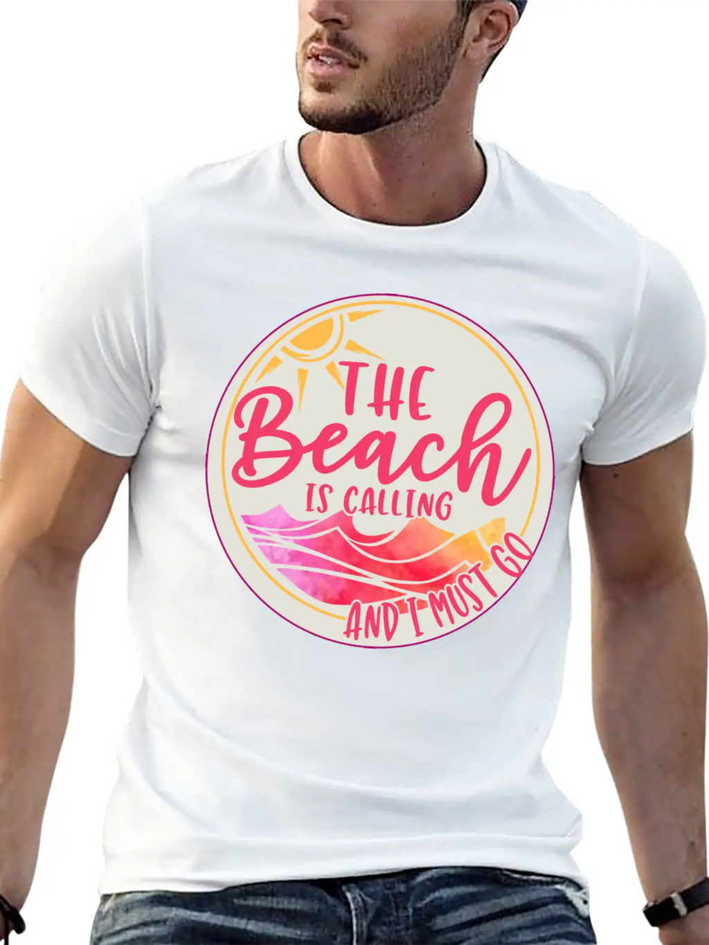 Funny Beach Is Calling Summer Quote Classic Cotton Tee – Unisex Comfort For Any Season