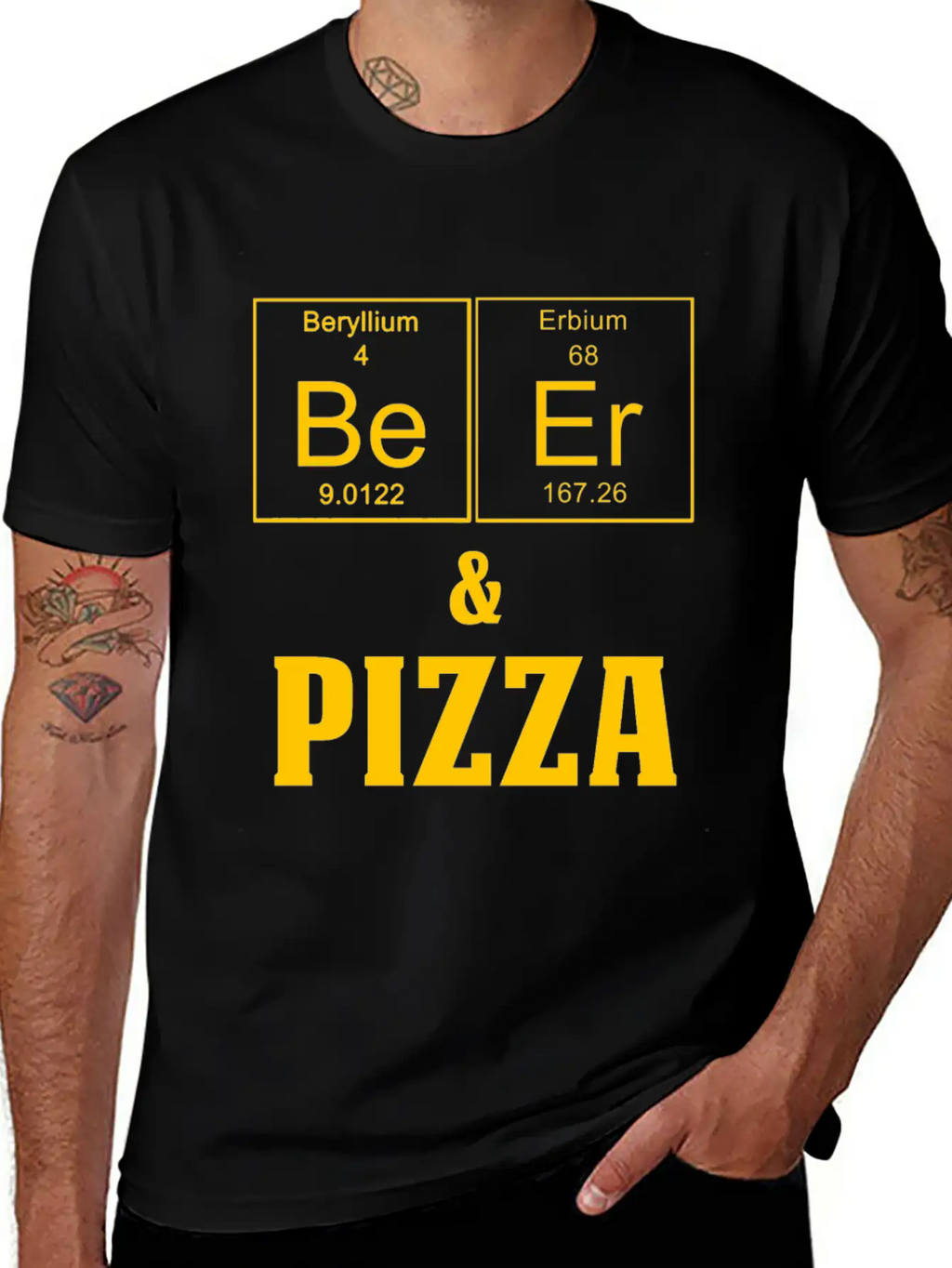 Funny Beer And PIzza Teachers Assistant Design Essential Cotton Tee For Daily Outfits – Unisex Style