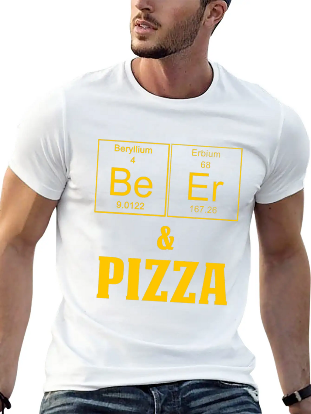 Funny Beer And PIzza Teachers Assistant Design Essential Cotton Tee For Daily Outfits – Unisex Style