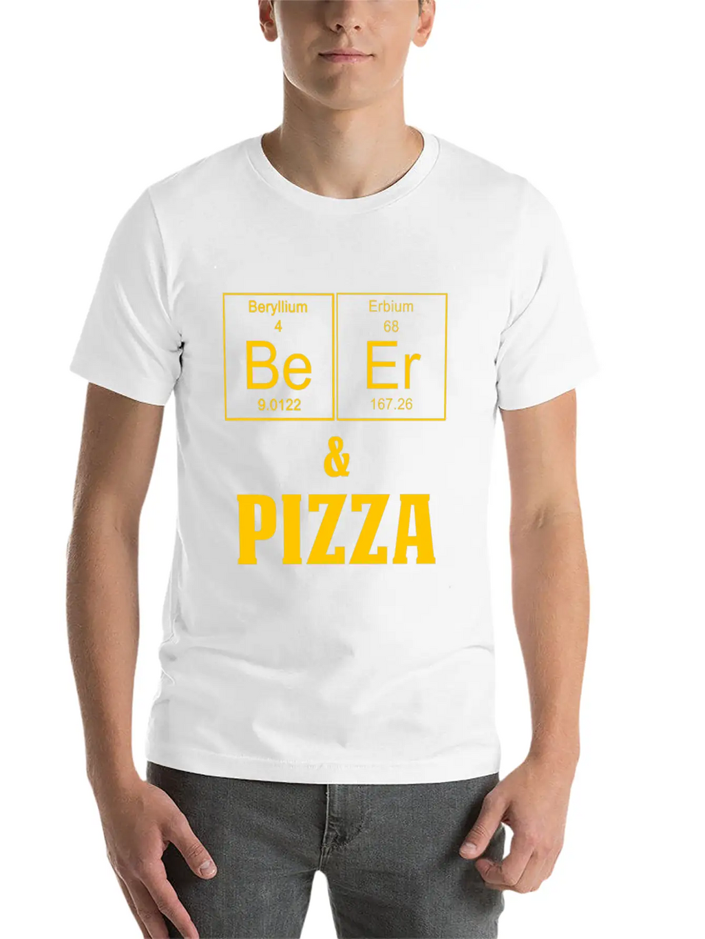 Funny Beer And PIzza Teachers Assistant Design Essential Cotton Tee For Daily Outfits – Unisex Style
