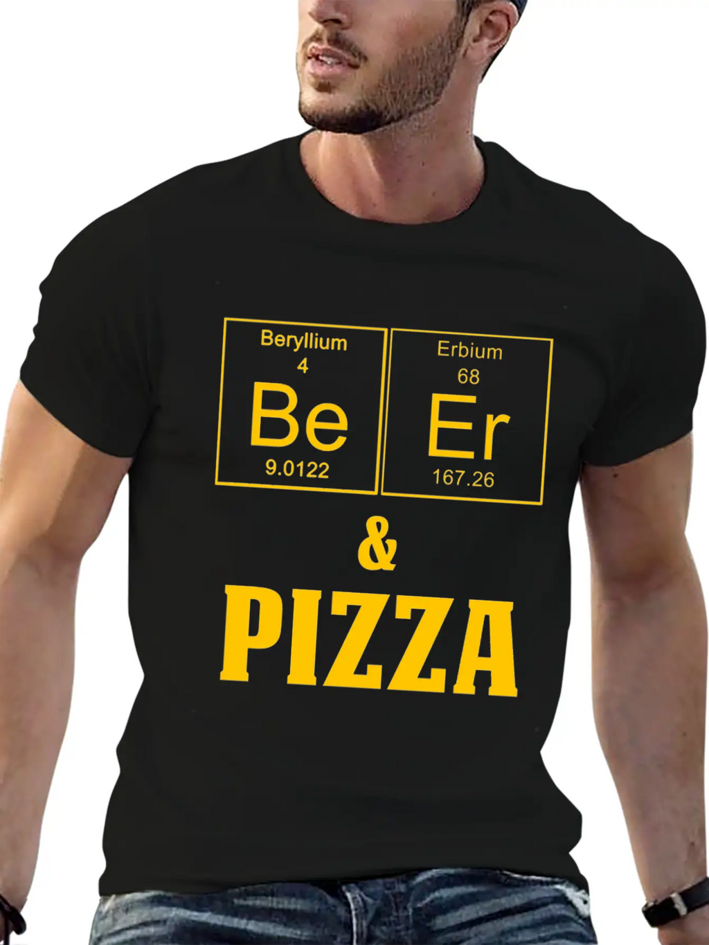Funny Beer And PIzza Teachers Assistant Design Essential Cotton Tee For Daily Outfits – Unisex Style