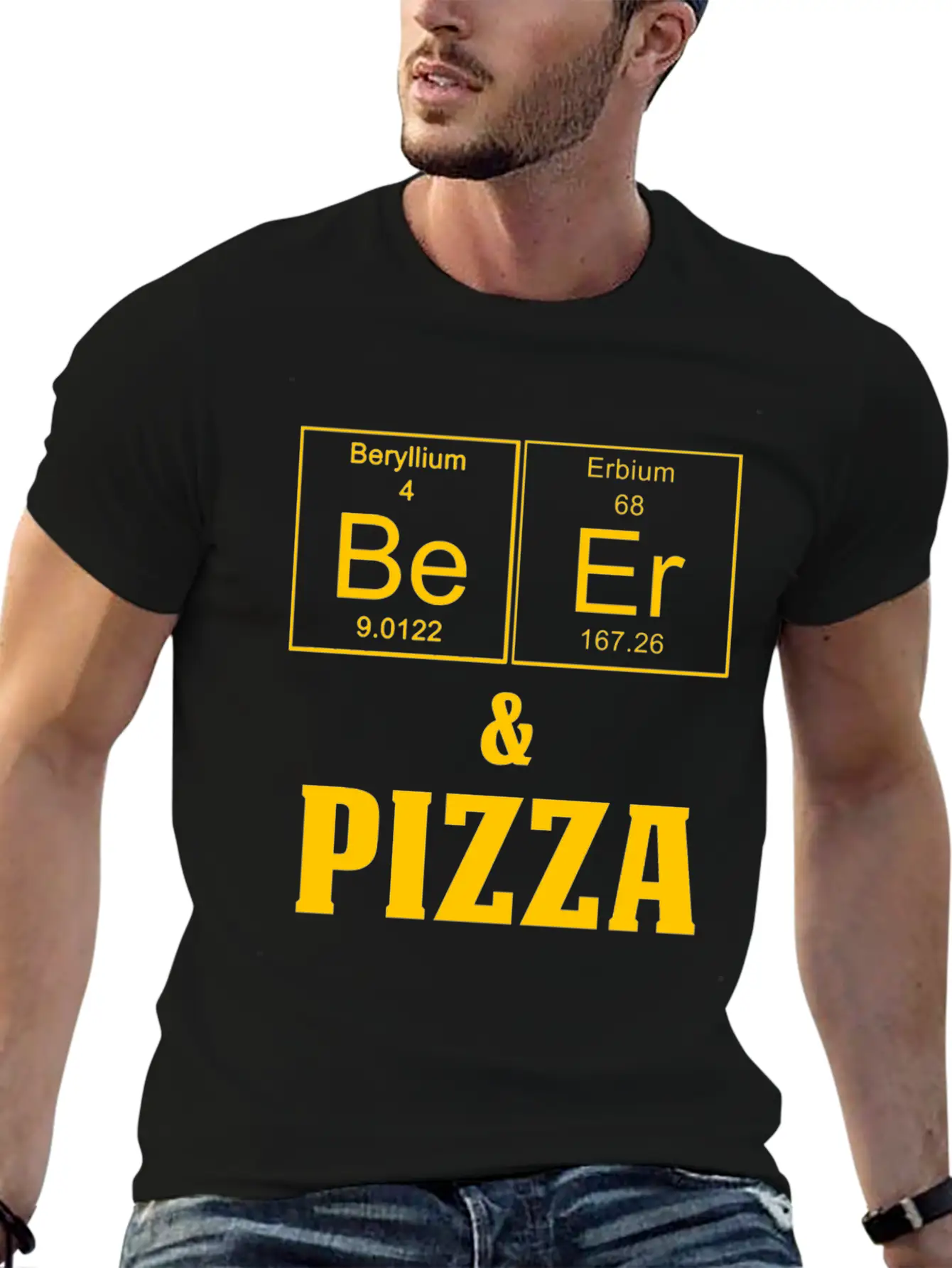 Funny Beer And PIzza Teachers Assistant Design Essential Cotton Tee For Daily Outfits – Unisex Style