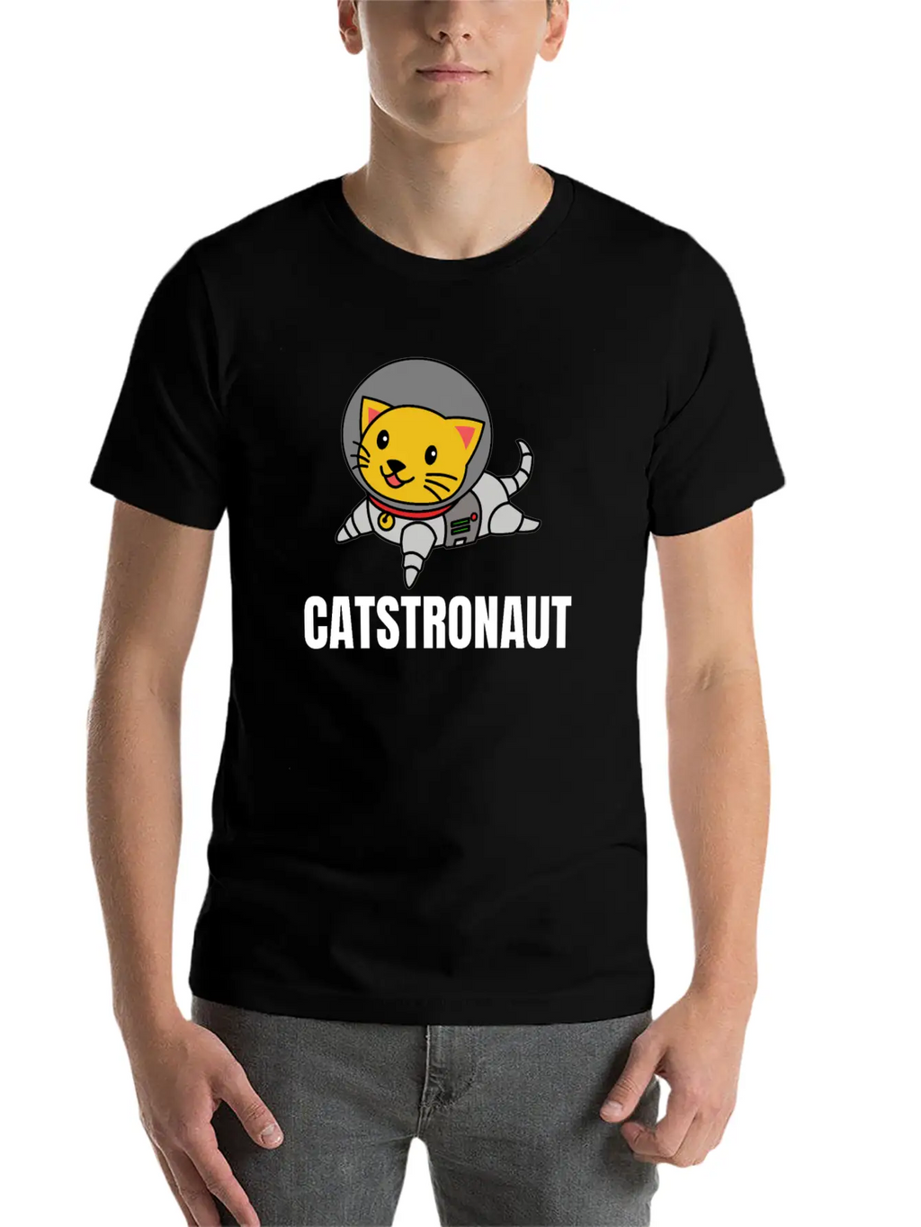 Funny Cat Astronaut Catstronaut Space Cat Design Classic Cotton Tee – Unisex Comfort For Any Season