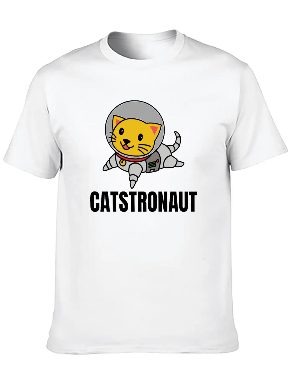 Funny Cat Astronaut Catstronaut Space Cat Design Classic Cotton Tee – Unisex Comfort For Any Season