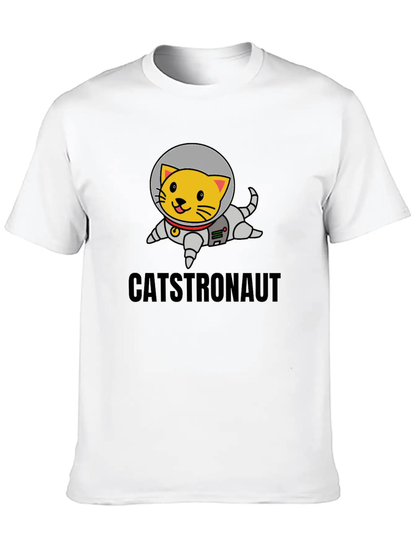 Funny Cat Astronaut Catstronaut Space Cat Design Classic Cotton Tee – Unisex Comfort For Any Season