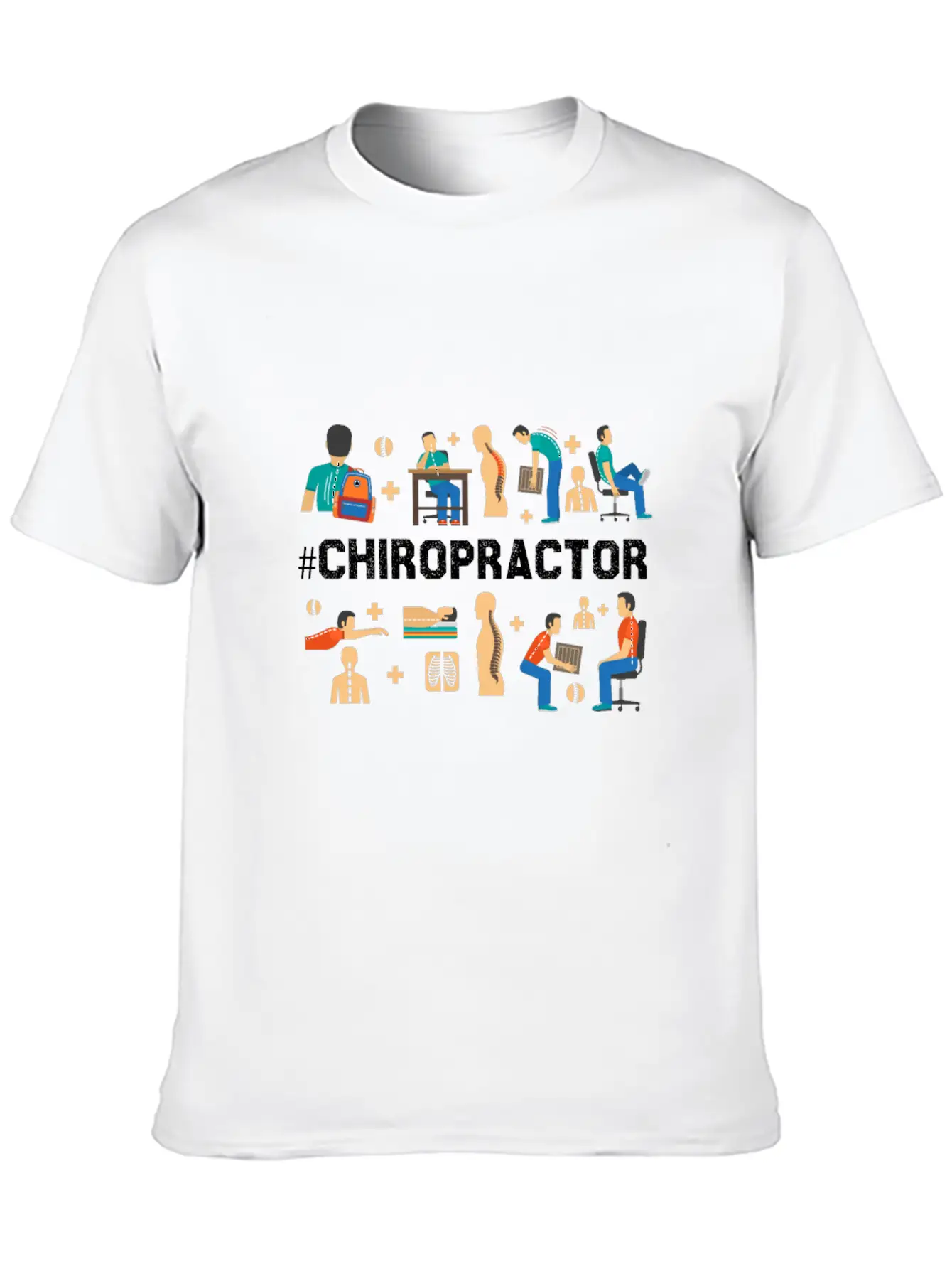 Funny Chiropractor Alternative Medicine Flick Gift Relaxed Everyday Tee – Lightweight And Durable Cotton