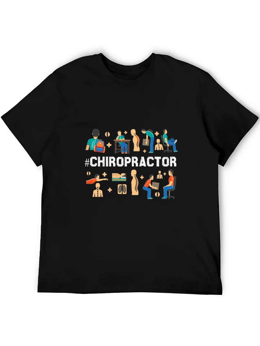 Funny Chiropractor Alternative Medicine Flick Gift Relaxed Everyday Tee – Lightweight And Durable Cotton