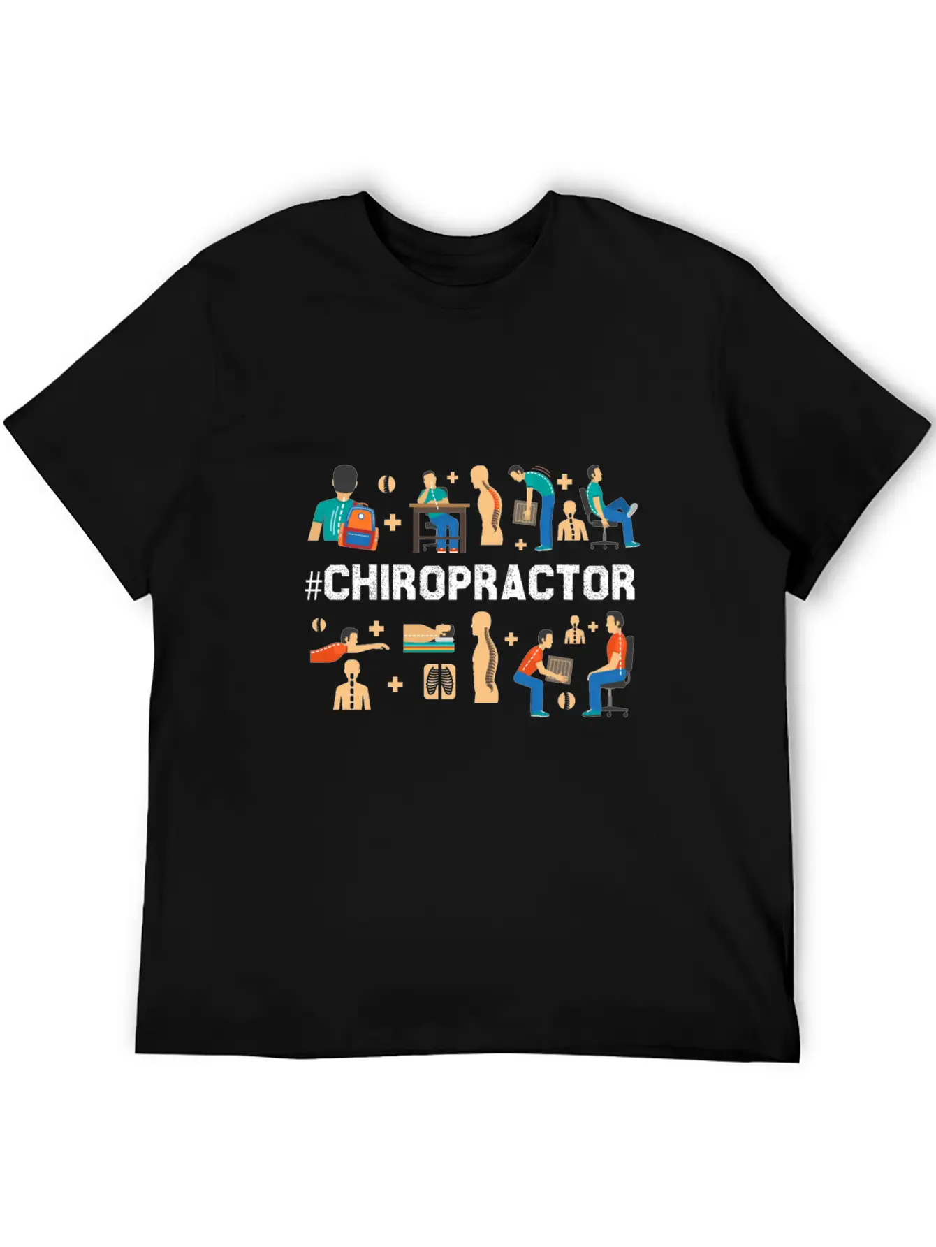 Funny Chiropractor Alternative Medicine Flick Gift Relaxed Everyday Tee – Lightweight And Durable Cotton