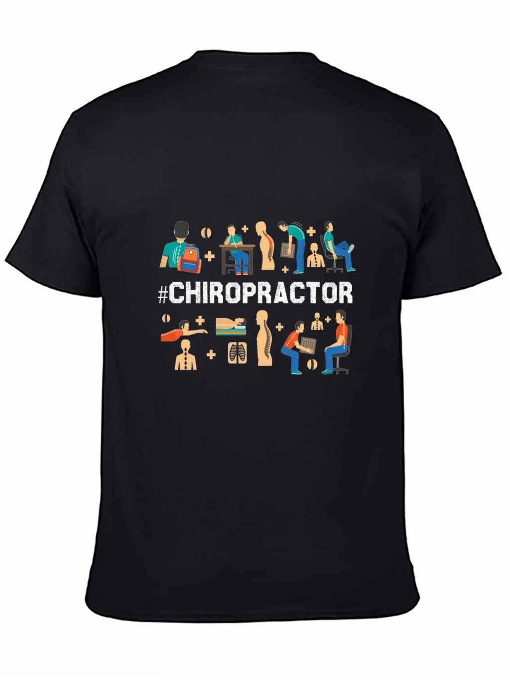 Funny Chiropractor Alternative Medicine Flick Gift Relaxed Everyday Tee – Lightweight And Durable Cotton