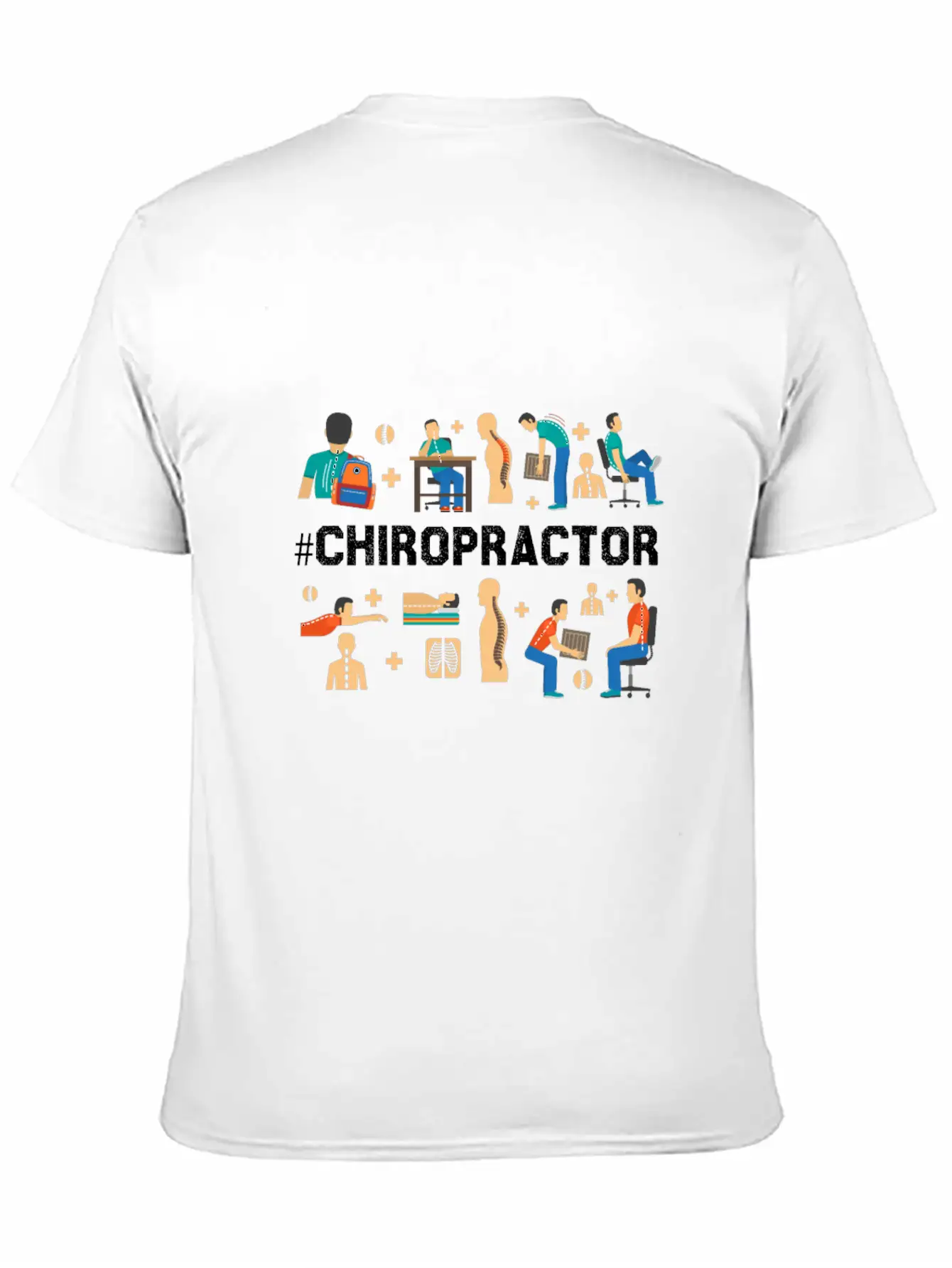 Funny Chiropractor Alternative Medicine Flick Gift Relaxed Everyday Tee – Lightweight And Durable Cotton