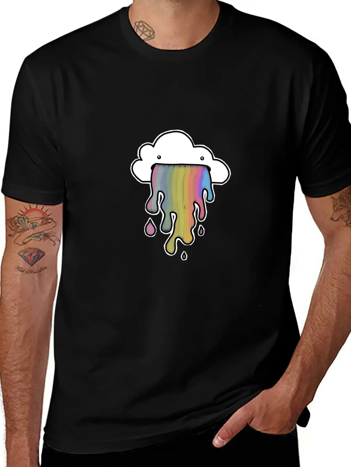 Funny Cloud Stylish Everyday T-Shirt – Unisex Basic Cotton Tee