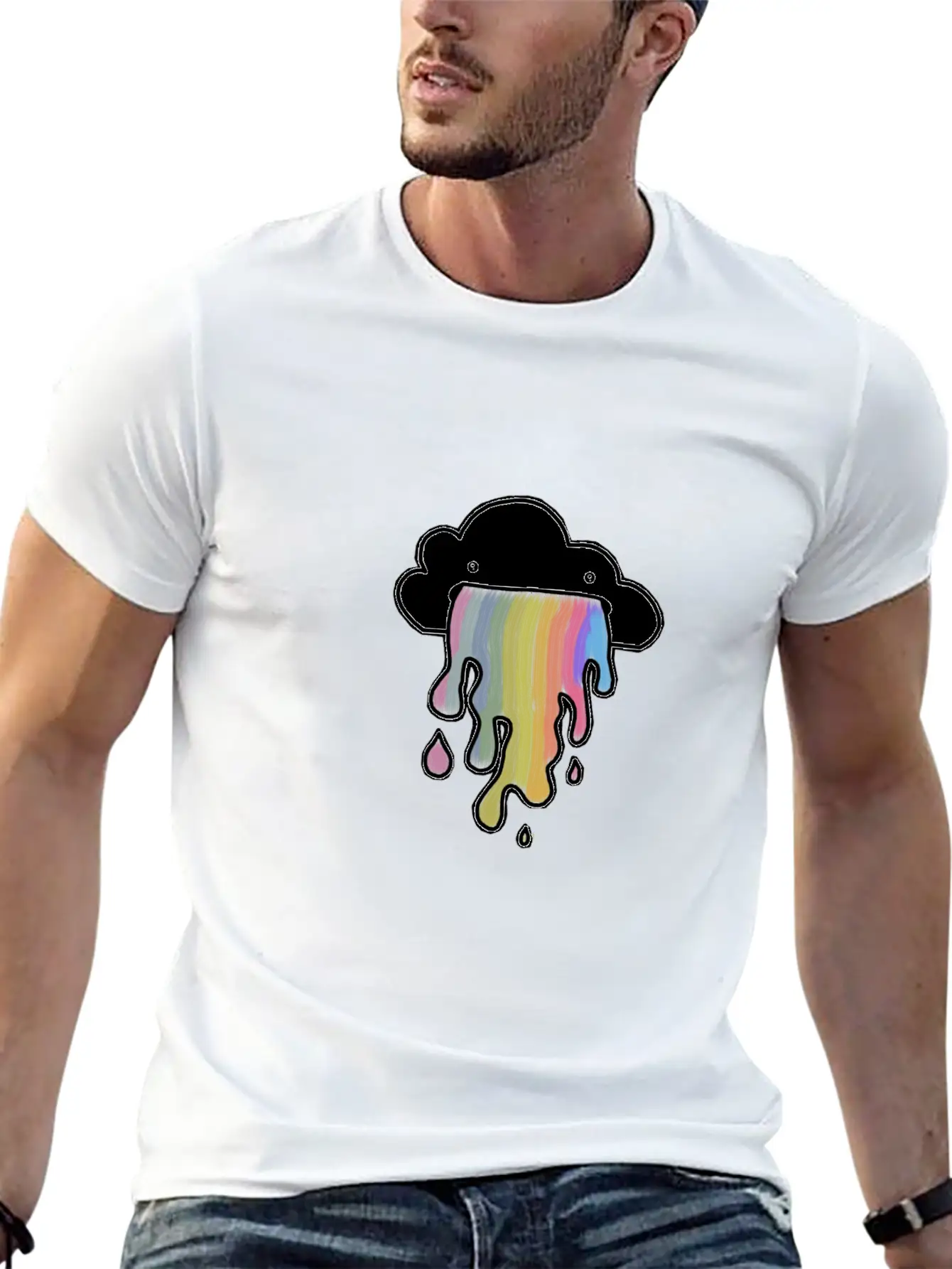 Funny Cloud Stylish Everyday T-Shirt – Unisex Basic Cotton Tee