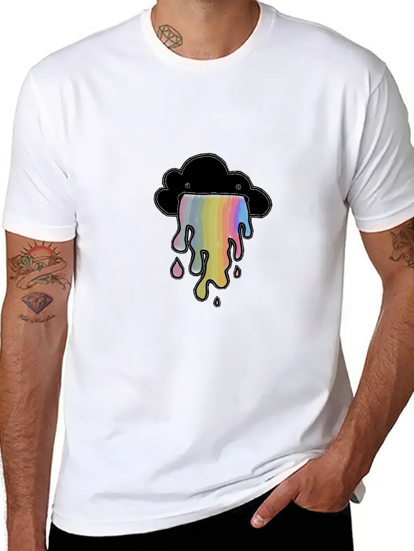 Funny Cloud Stylish Everyday T-Shirt – Unisex Basic Cotton Tee