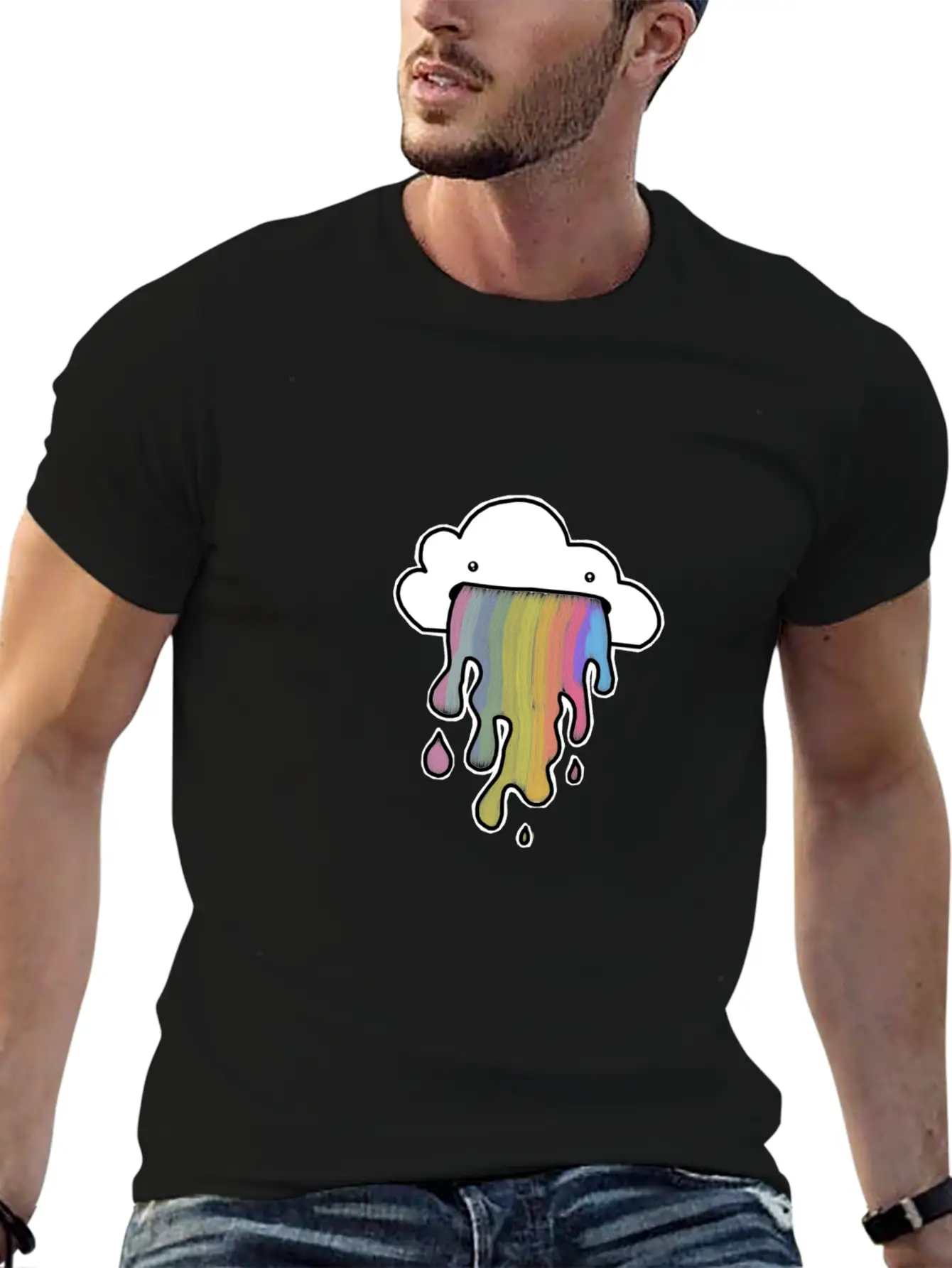 Funny Cloud Stylish Everyday T-Shirt – Unisex Basic Cotton Tee