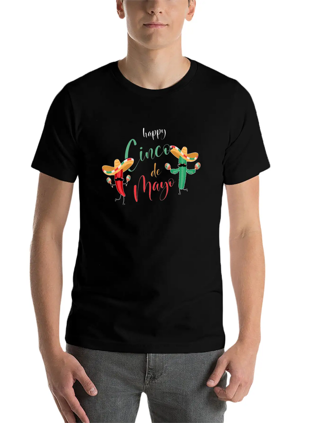 Funny Costume For Cinco De Mayo In Mexico Essential Cotton Tee For Daily Outfits – Unisex Style
