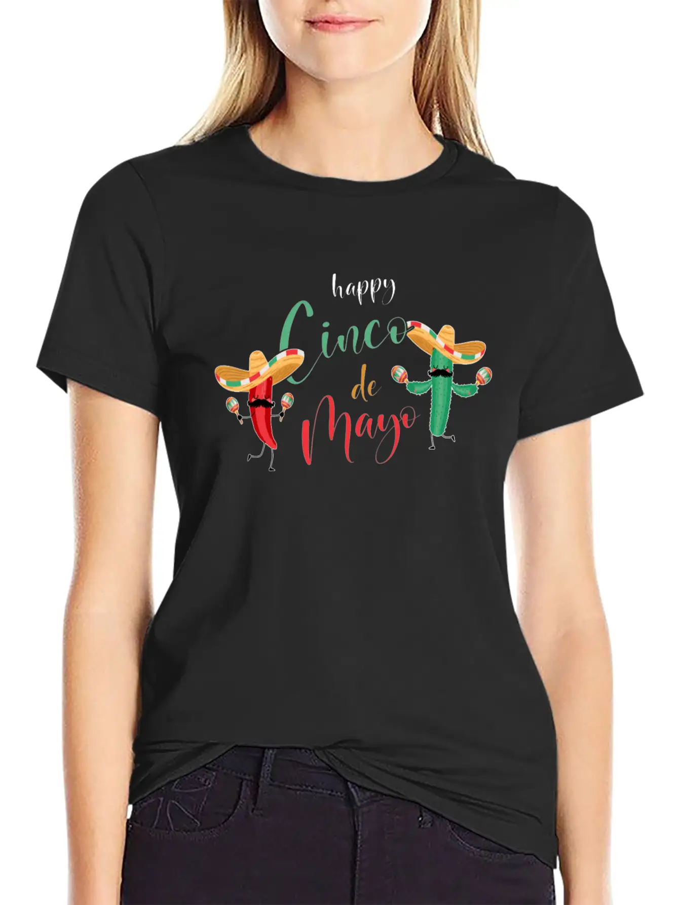 Funny Costume For Cinco De Mayo In Mexico Essential Cotton Tee For Daily Outfits – Unisex Style